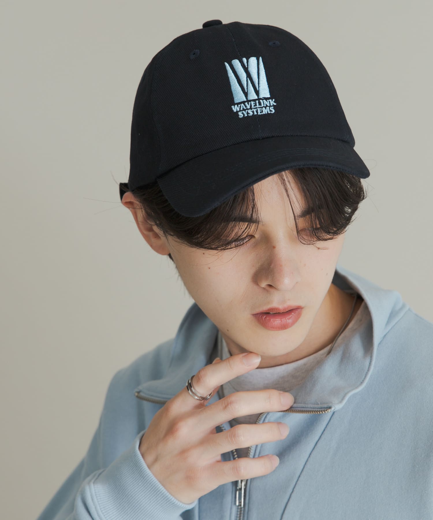 アソートグラフィックロゴキャップ NAVY One
