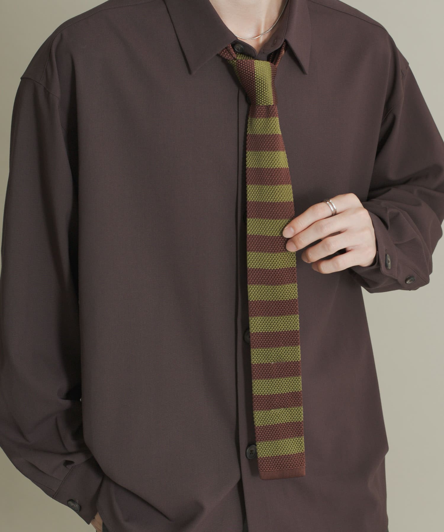 ボーダーニットタイ