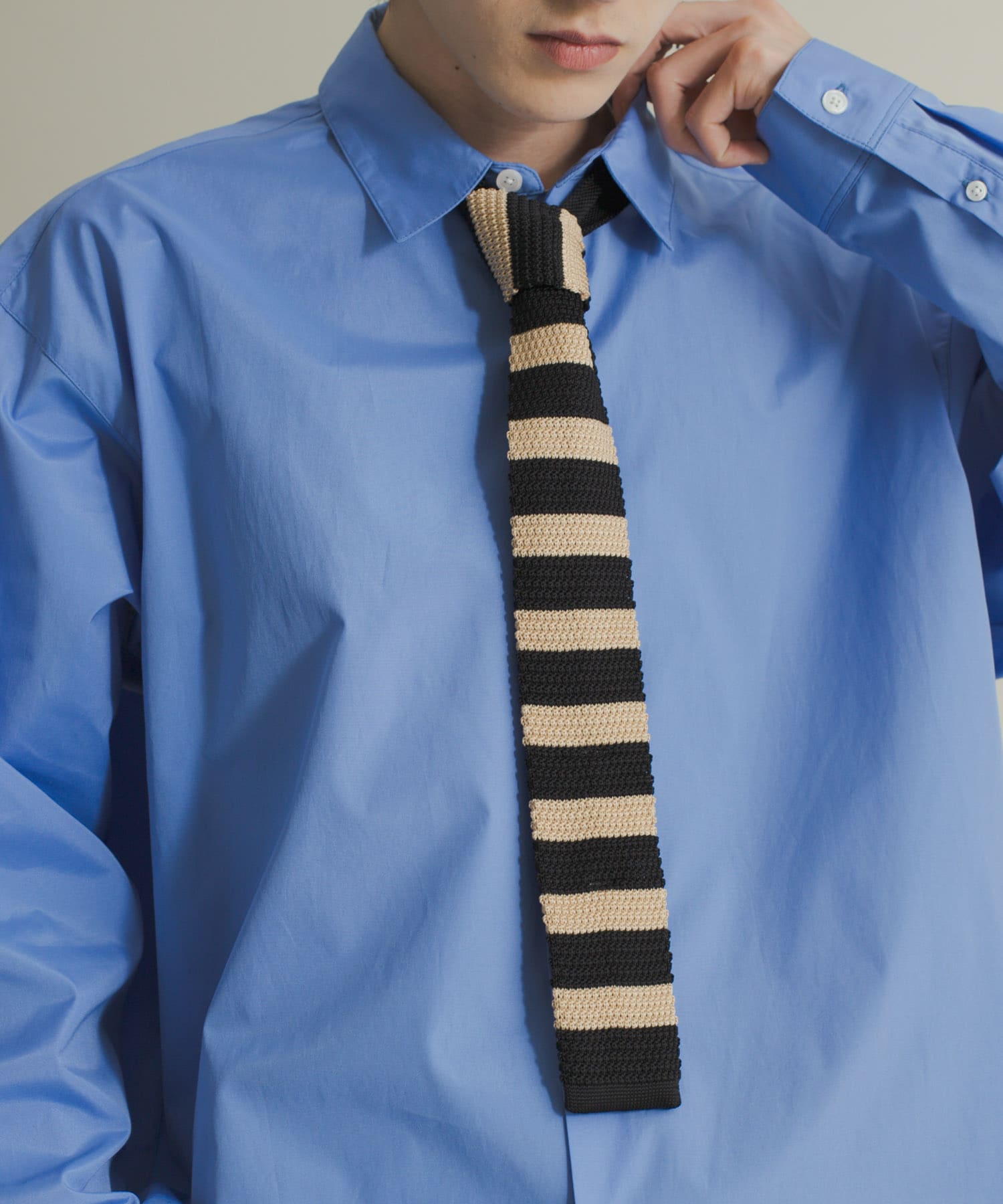 ボーダーニットタイ