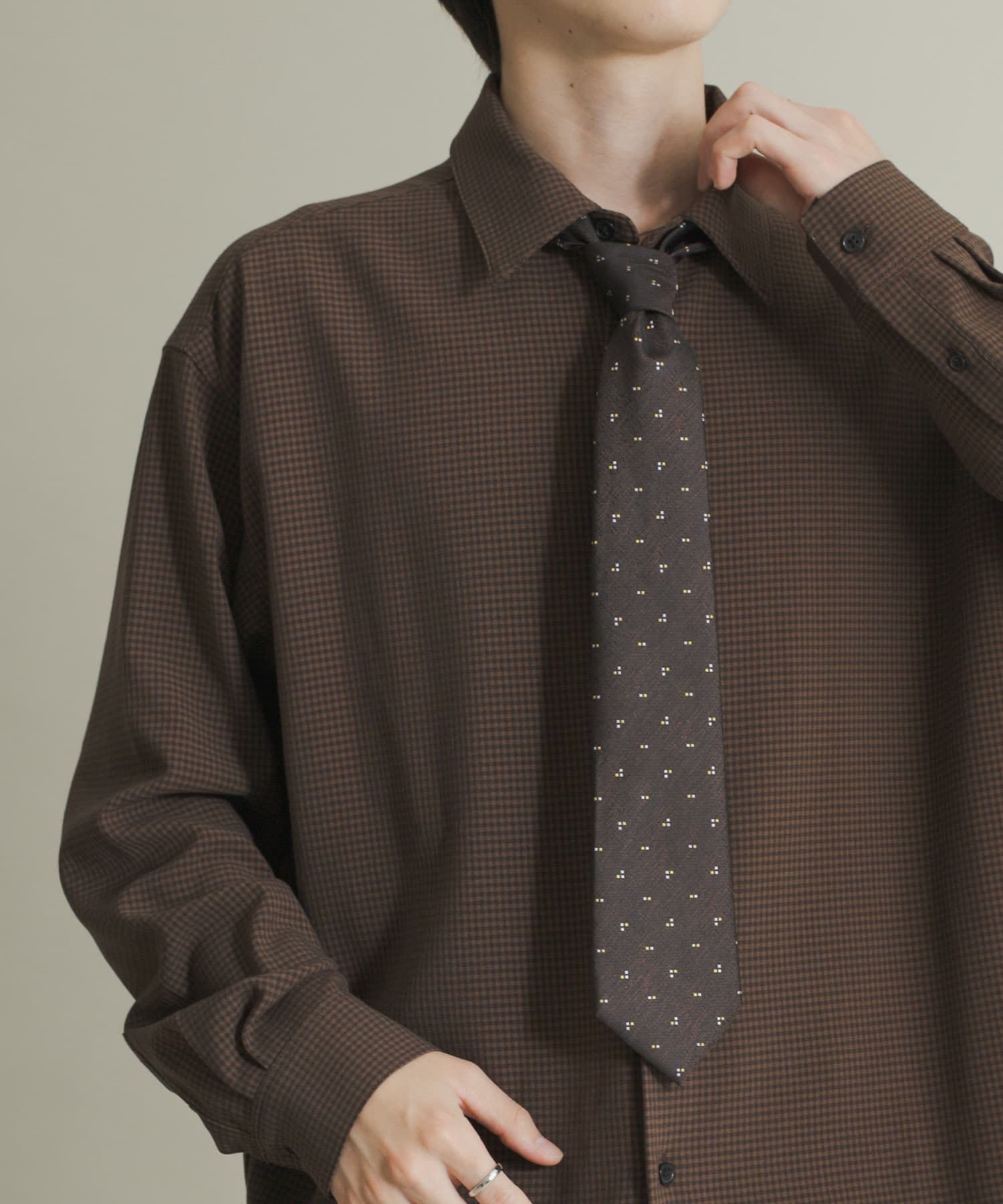 アソートネクタイ BROWN one