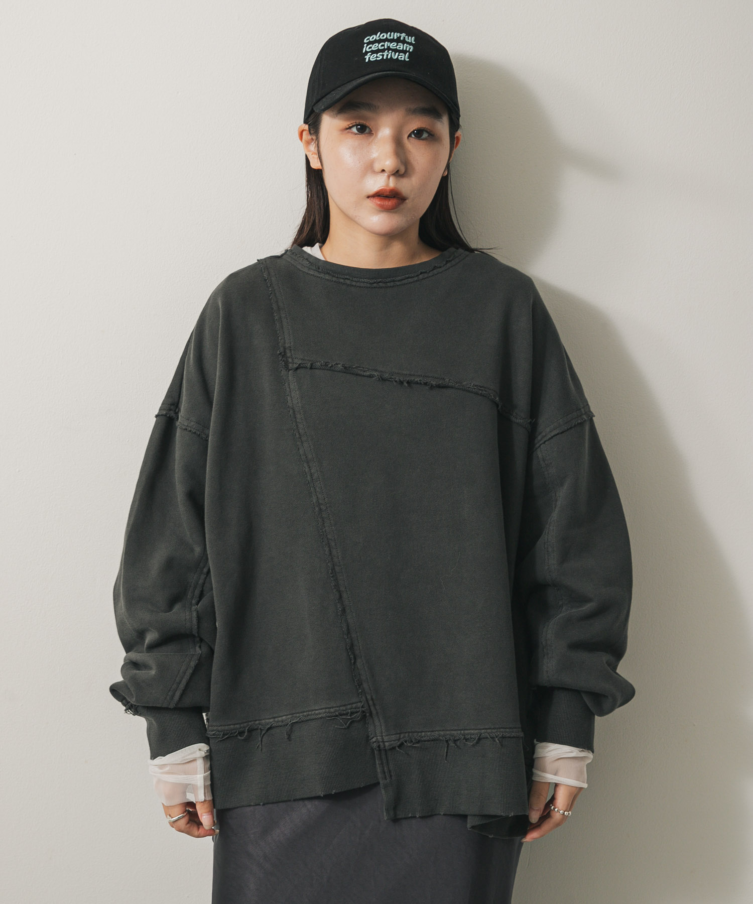 身長：158cm サイズ：one