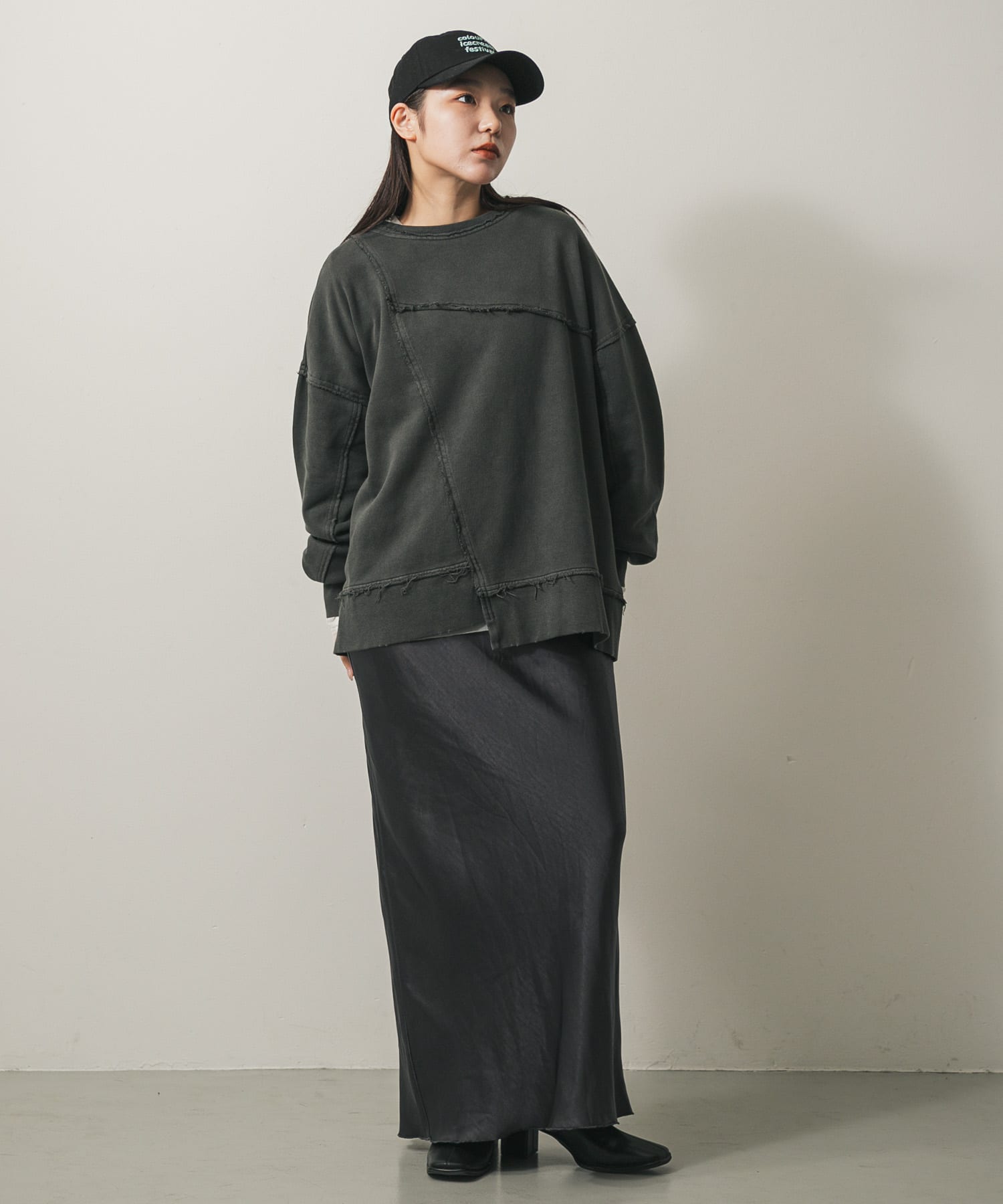 身長：158cm サイズ：one