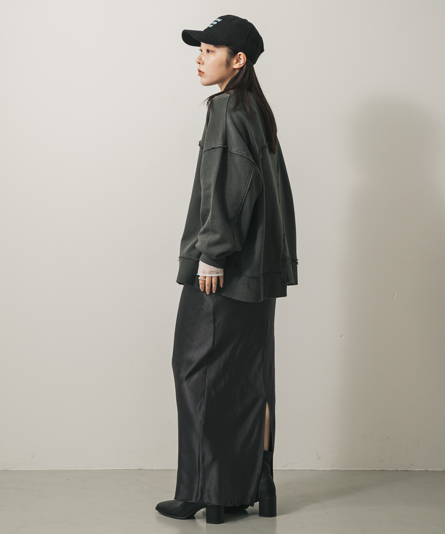 身長：158cm サイズ：one