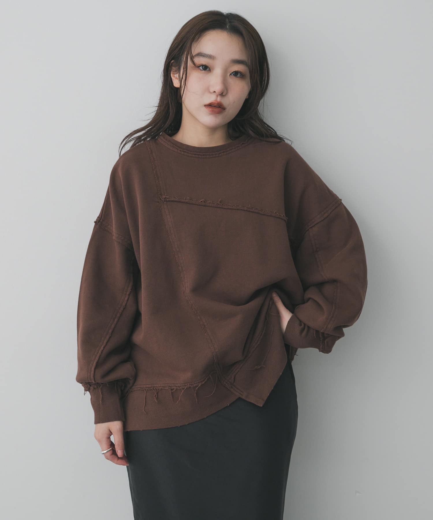 身長：158cm サイズ：one