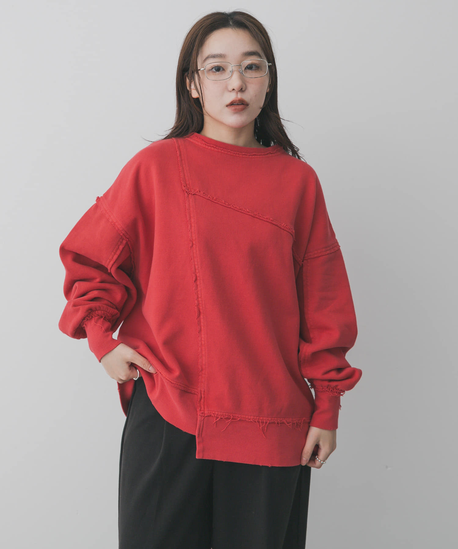 身長：158cm サイズ：one