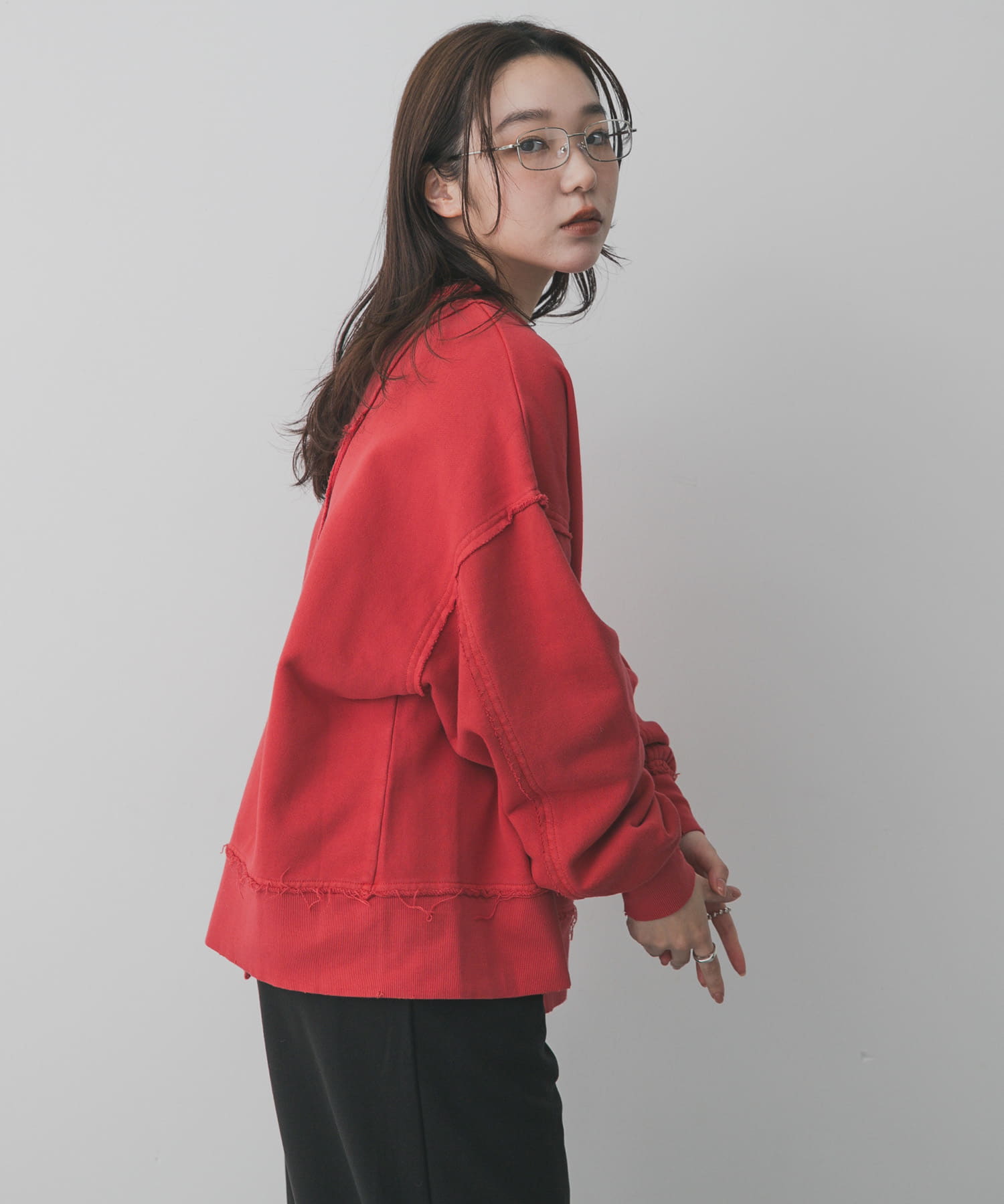 身長：158cm サイズ：one
