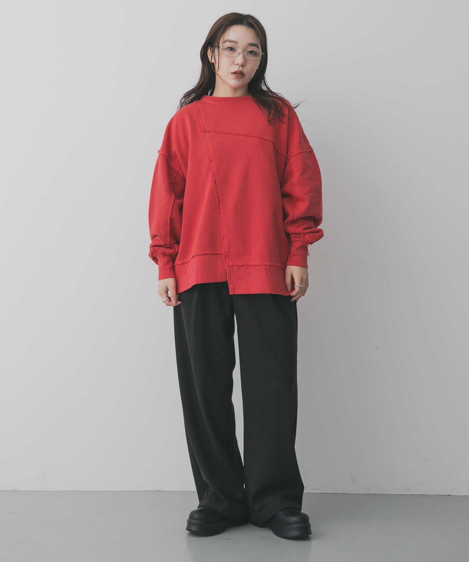 身長：158cm サイズ：one