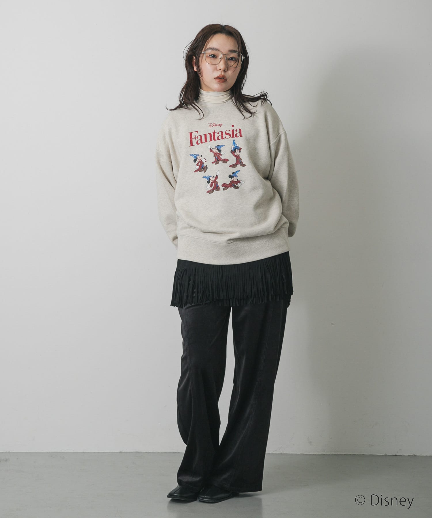 身長：158cm サイズ：one