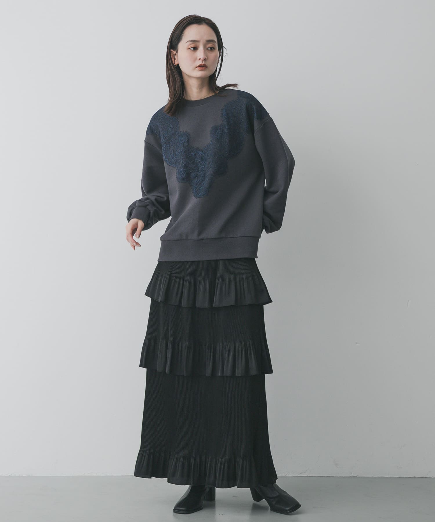 身長：169cm サイズ：one