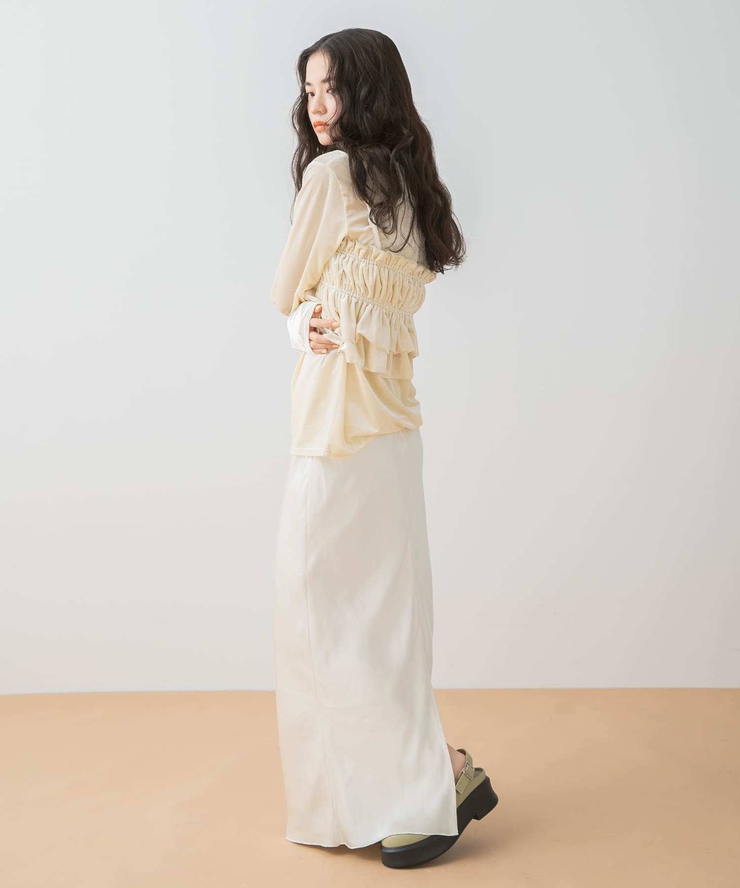 身長：160cm サイズ：one