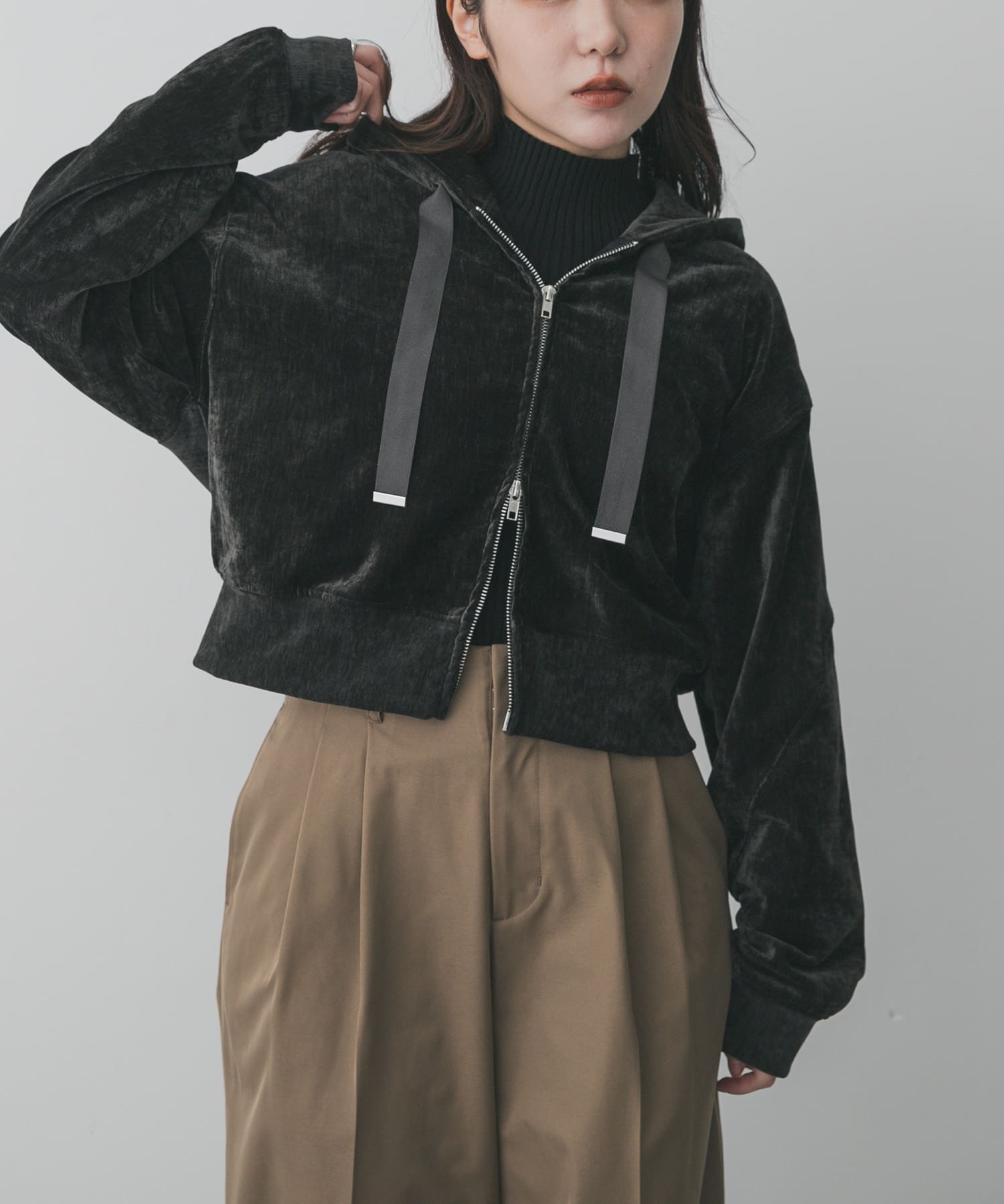 身長：158cm サイズ：one