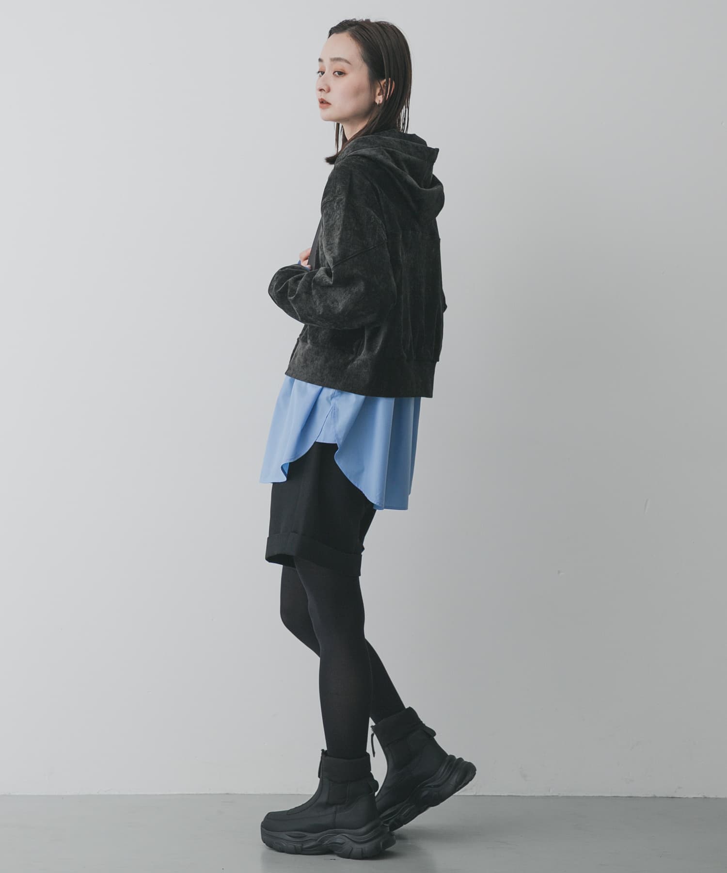 身長：169cm サイズ：one