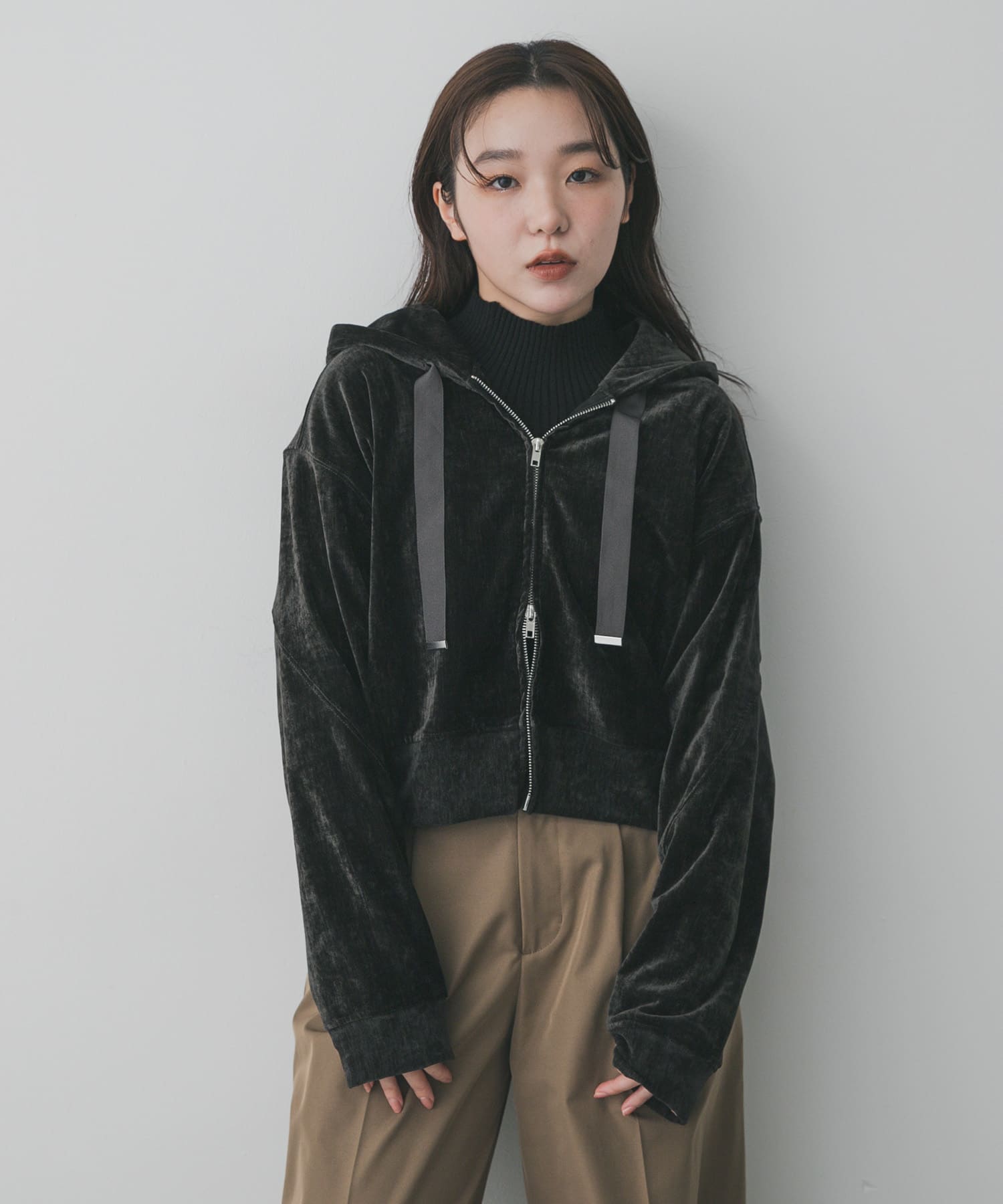 身長：158cm サイズ：one