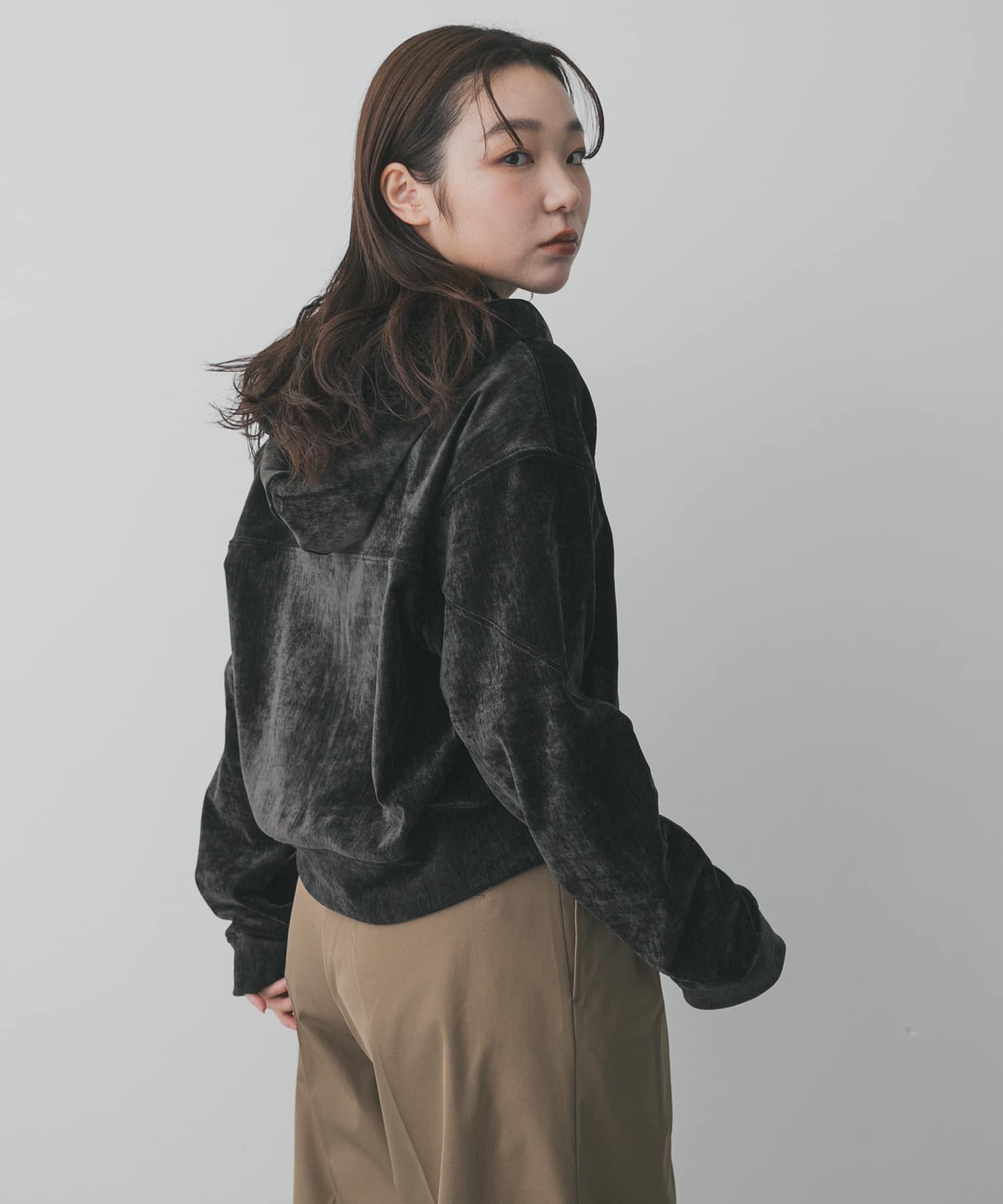 身長：158cm サイズ：one