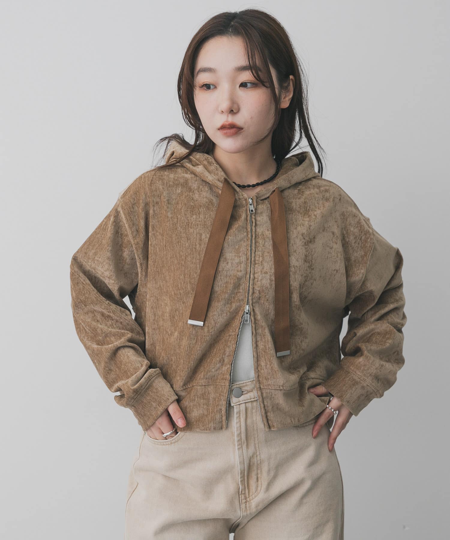 身長：158cm サイズ：one