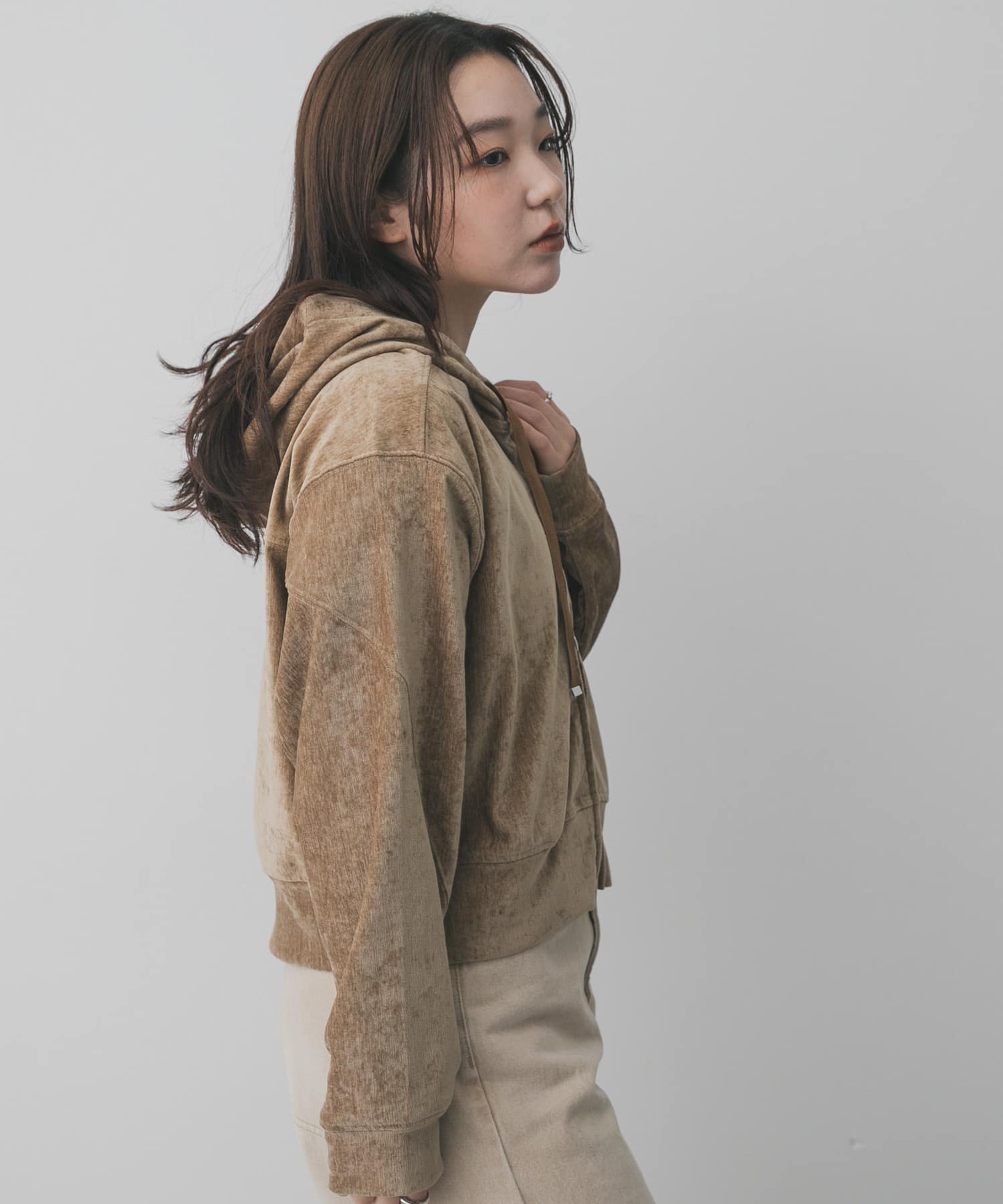 身長：158cm サイズ：one