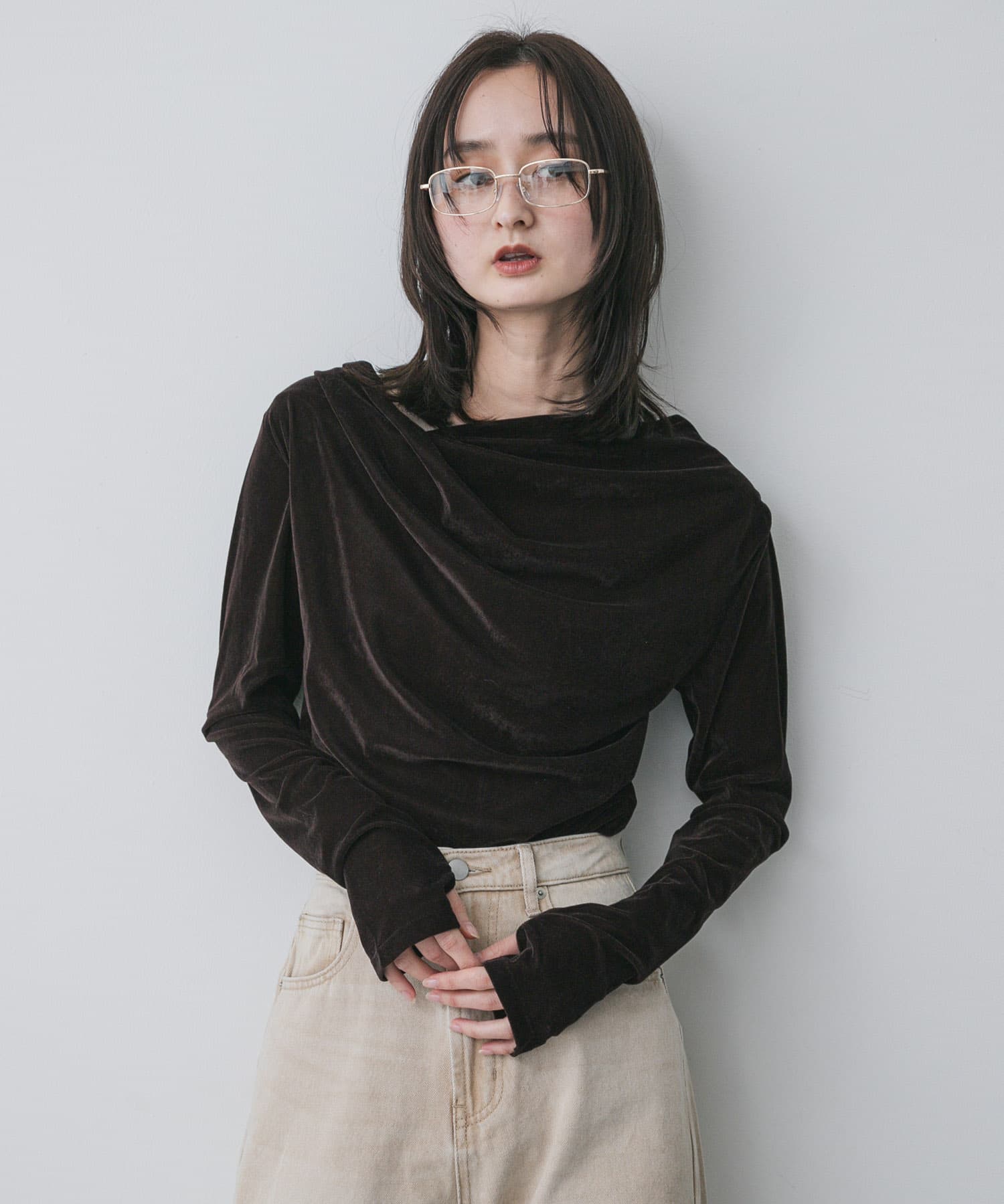 身長：169cm サイズ：one