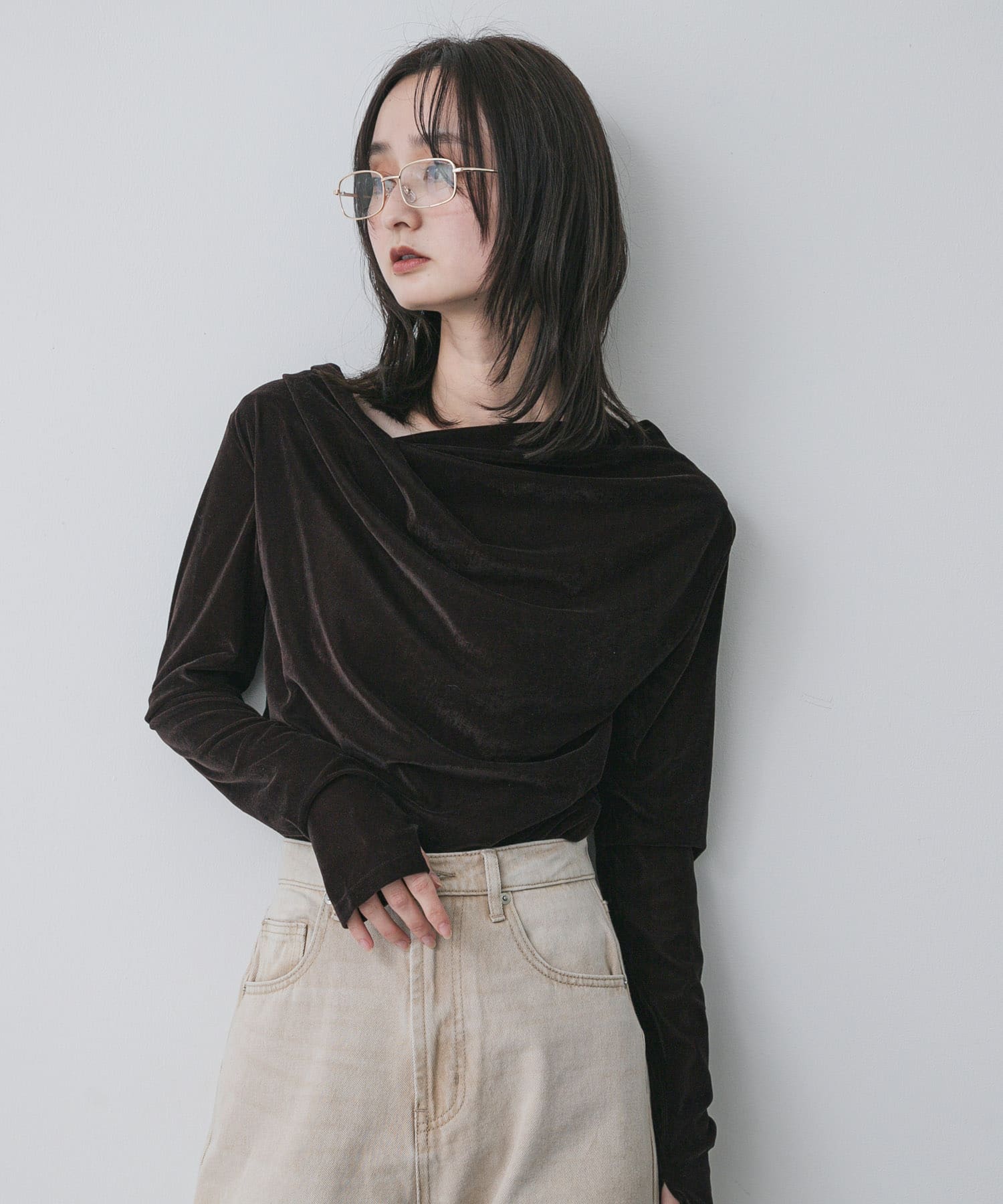 身長：169cm サイズ：one