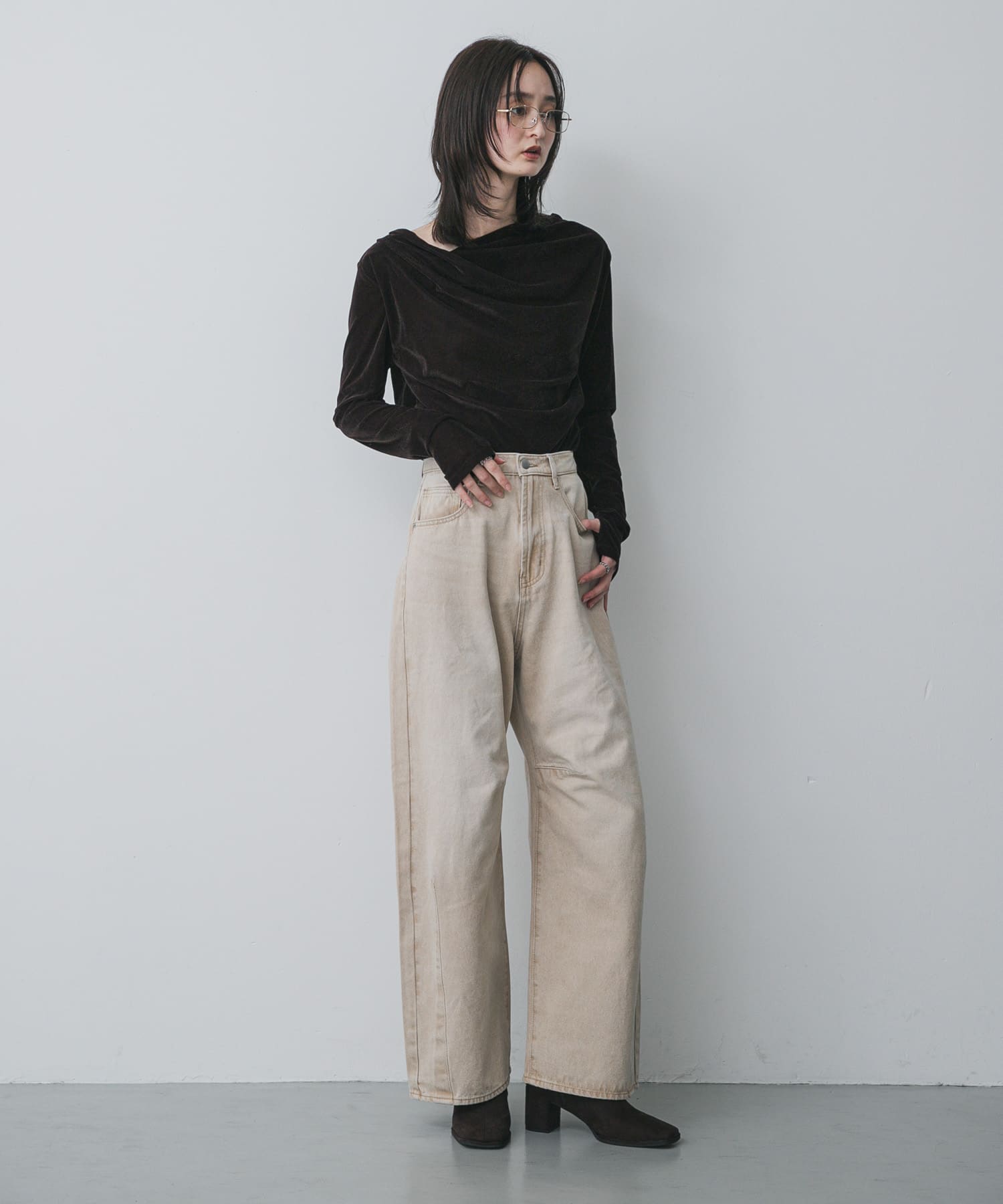 身長：169cm サイズ：one