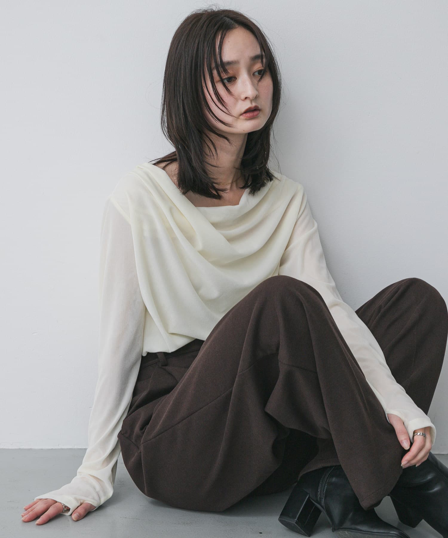 身長：169cm サイズ：one
