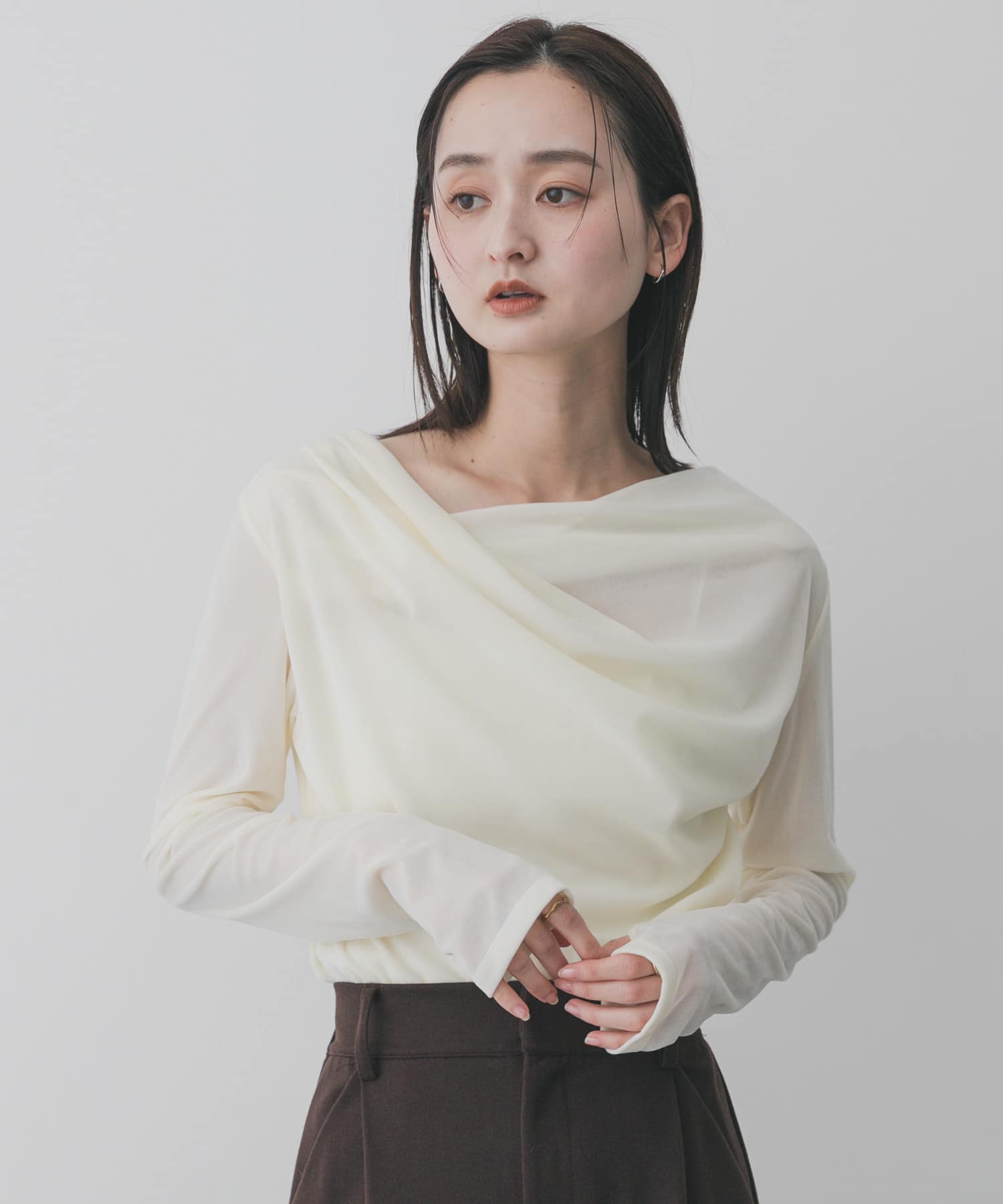 身長：169cm サイズ：one