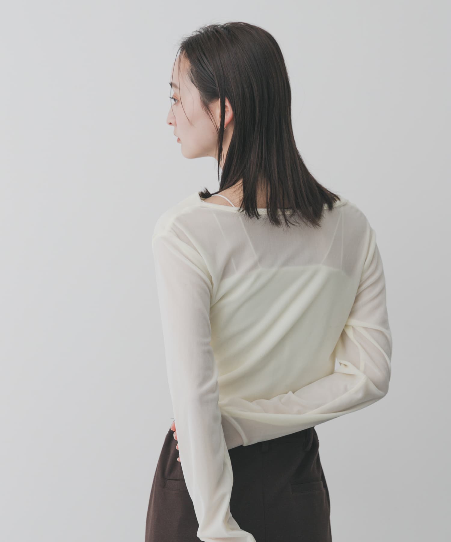 身長：169cm サイズ：one