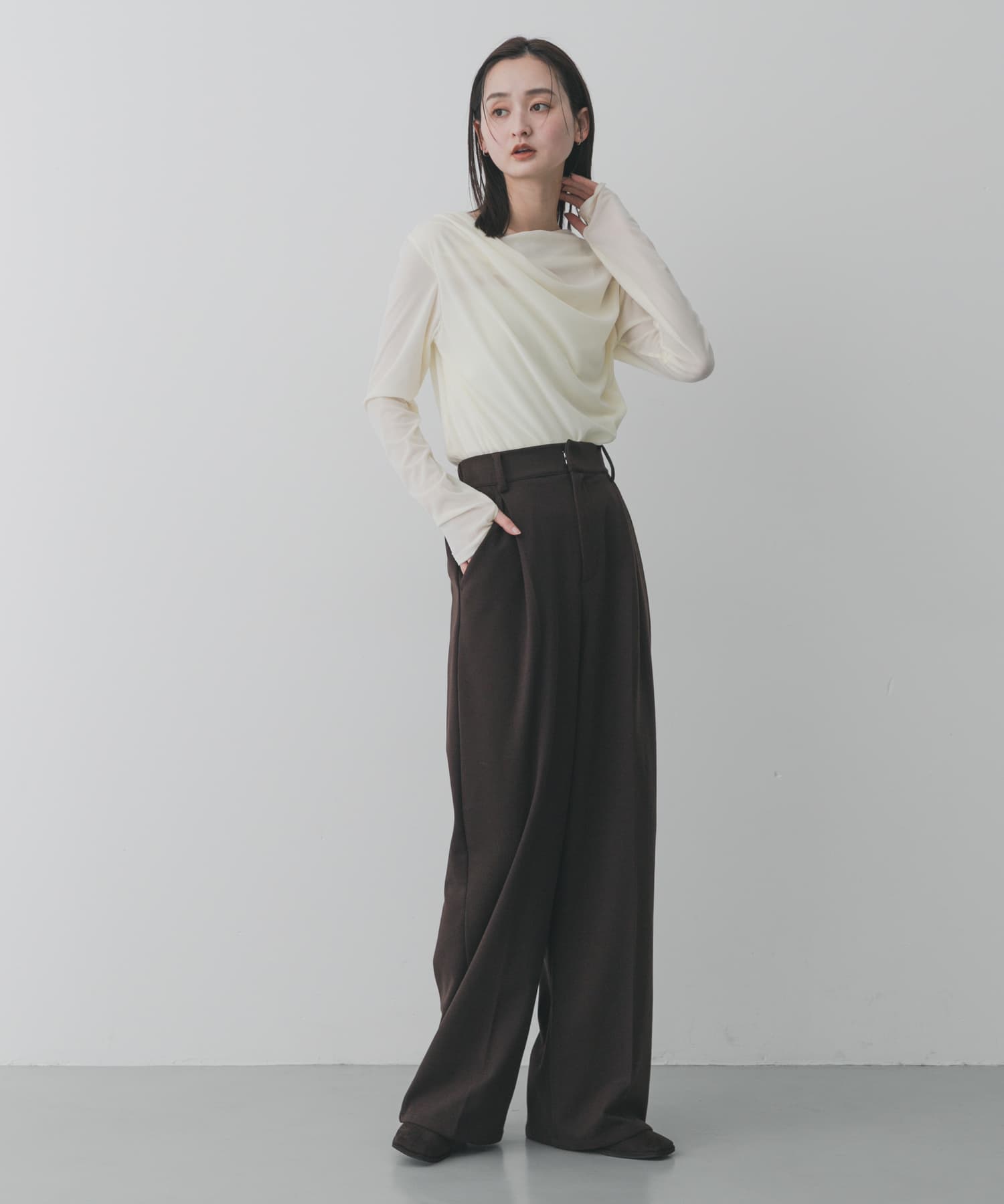 身長：169cm サイズ：one
