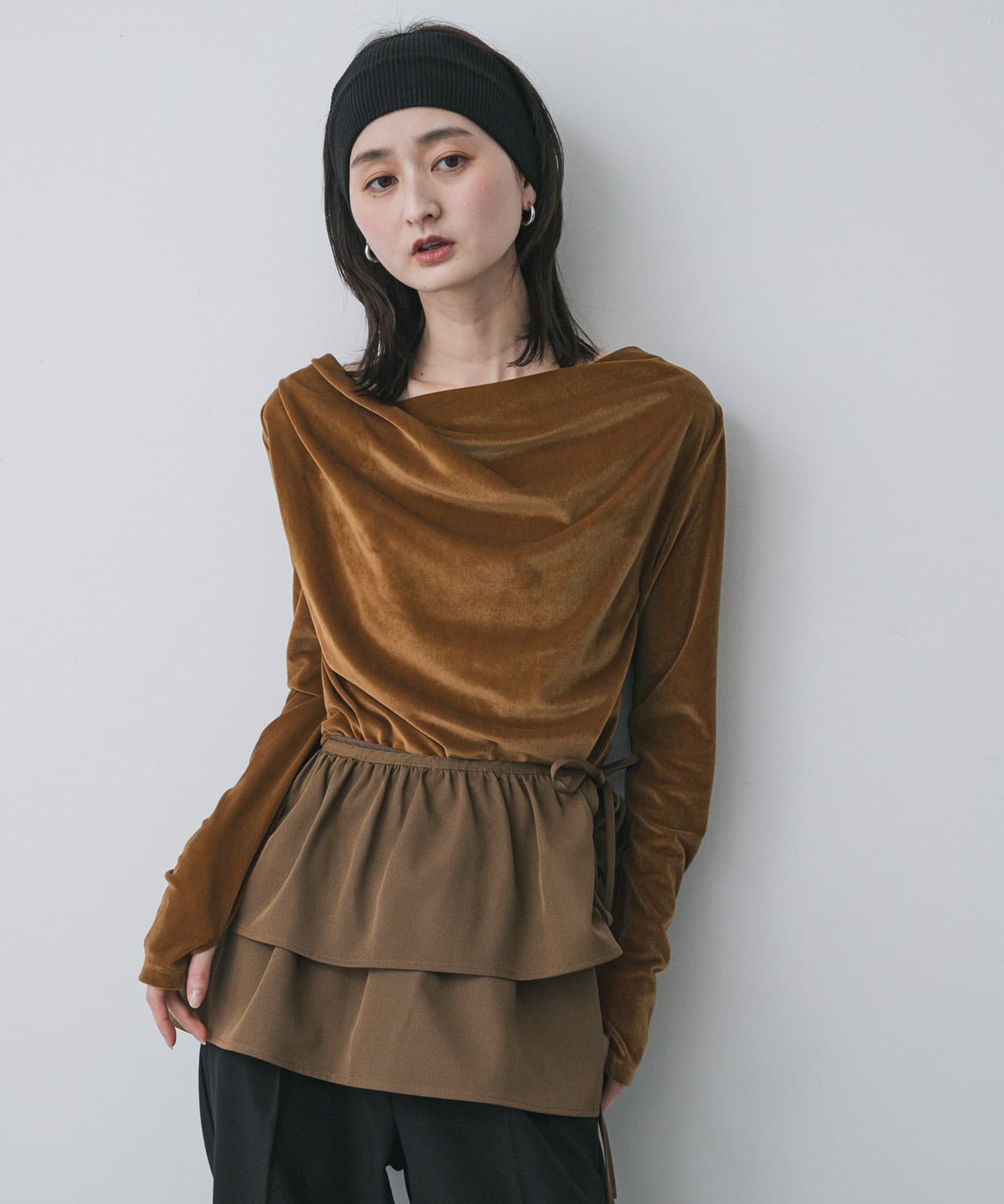 身長：169cm サイズ：one