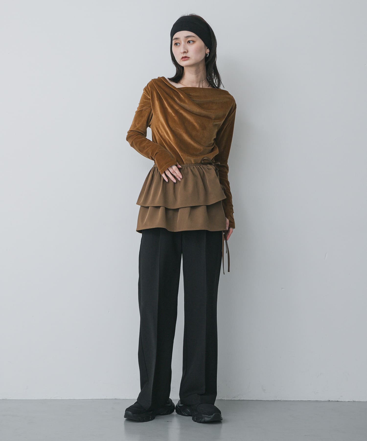 身長：169cm サイズ：one