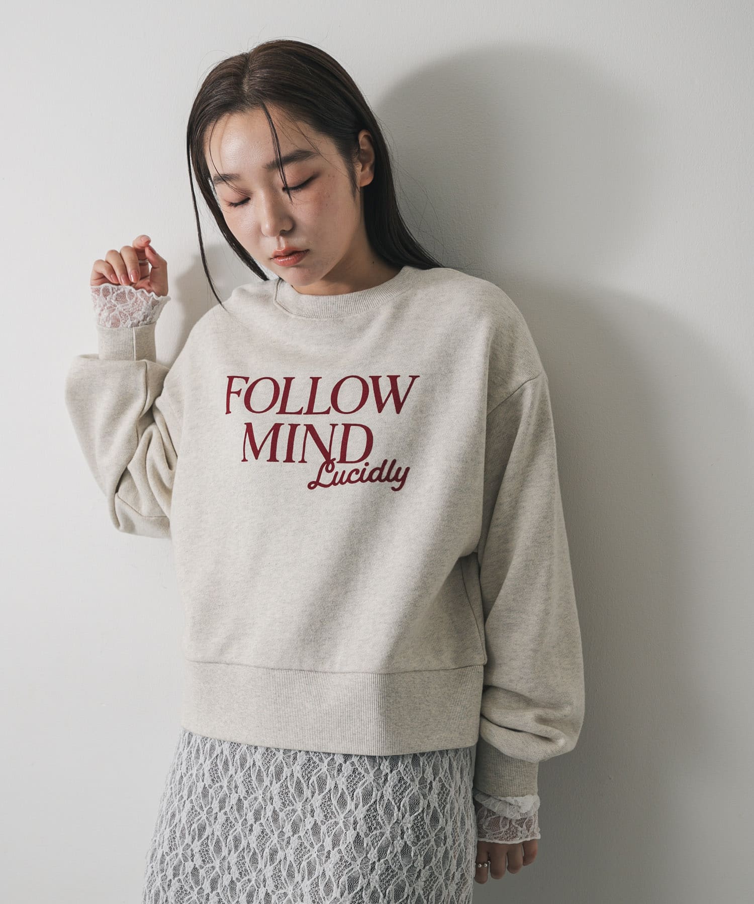 身長：158cm サイズ：one