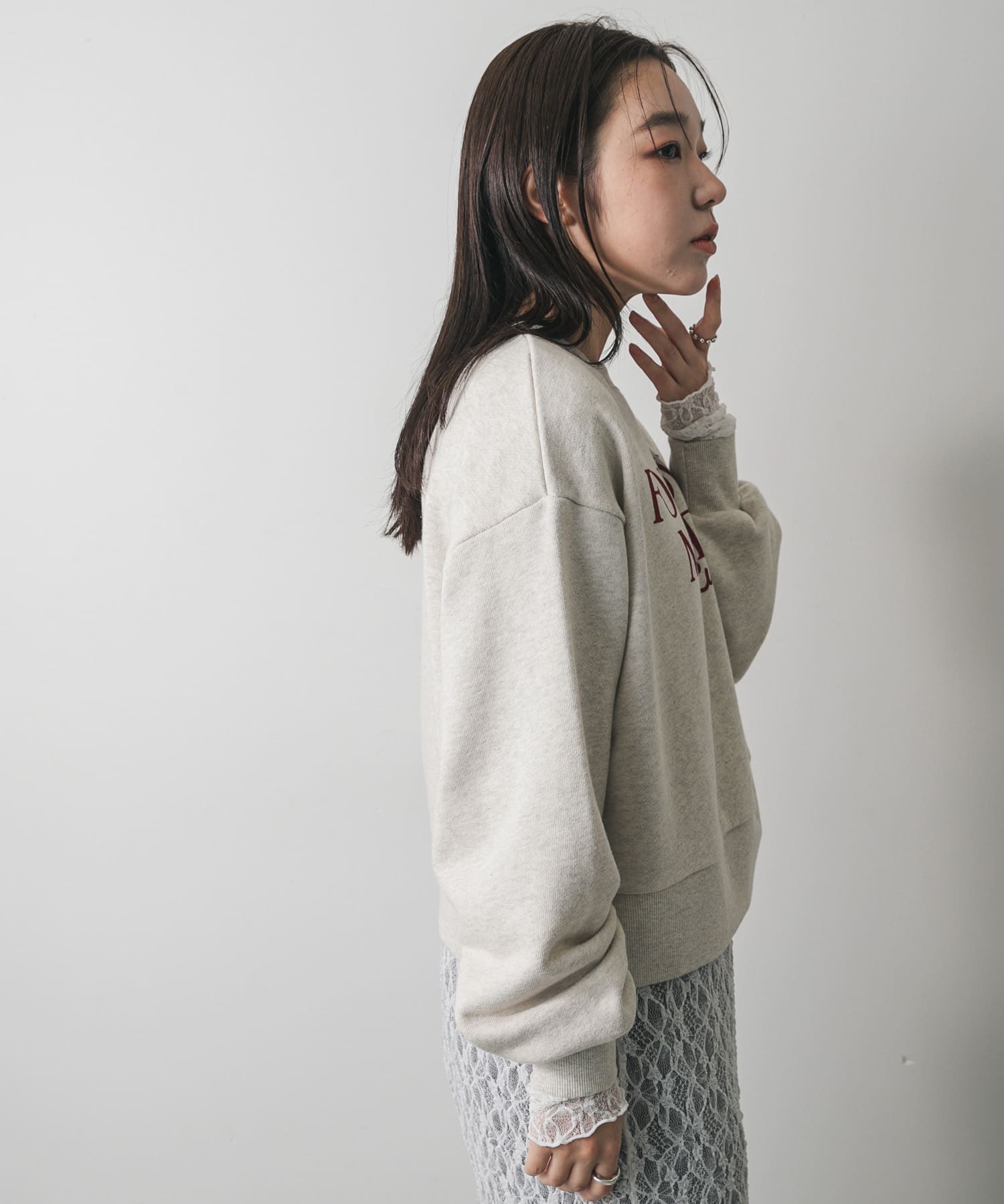 身長：158cm サイズ：one