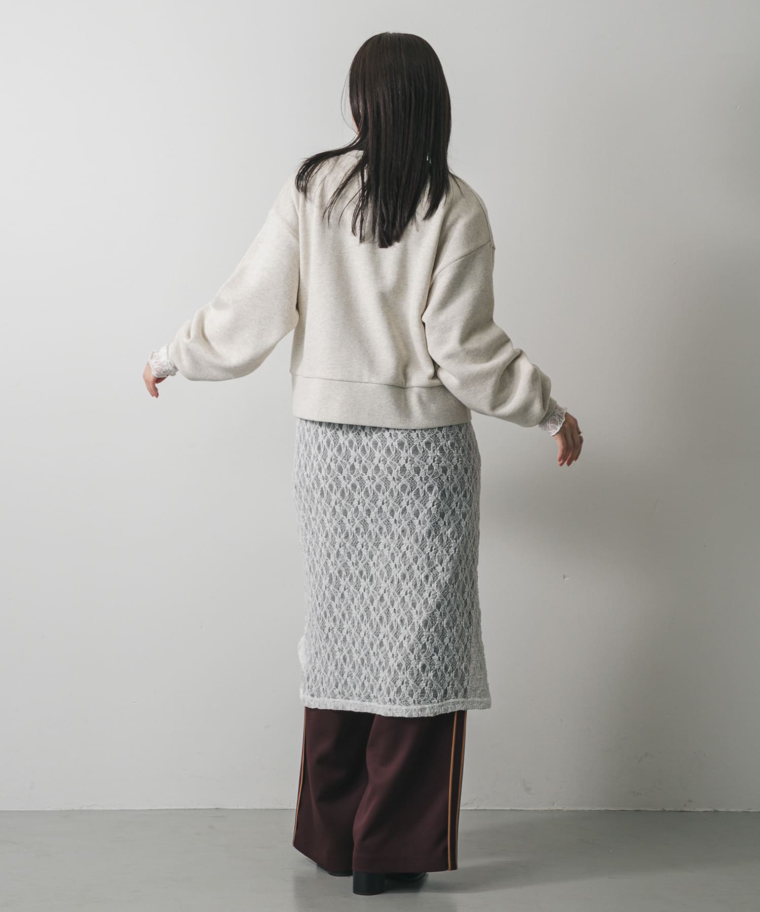 身長：158cm サイズ：one