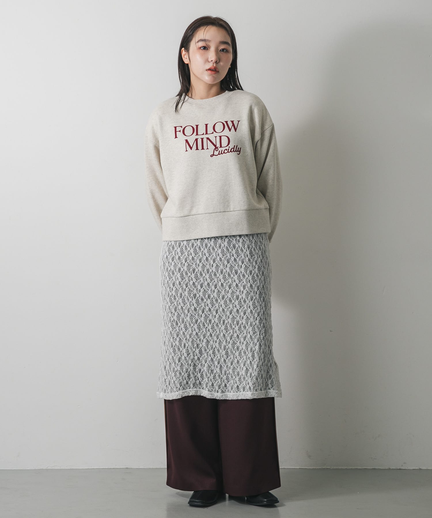 身長：158cm サイズ：one