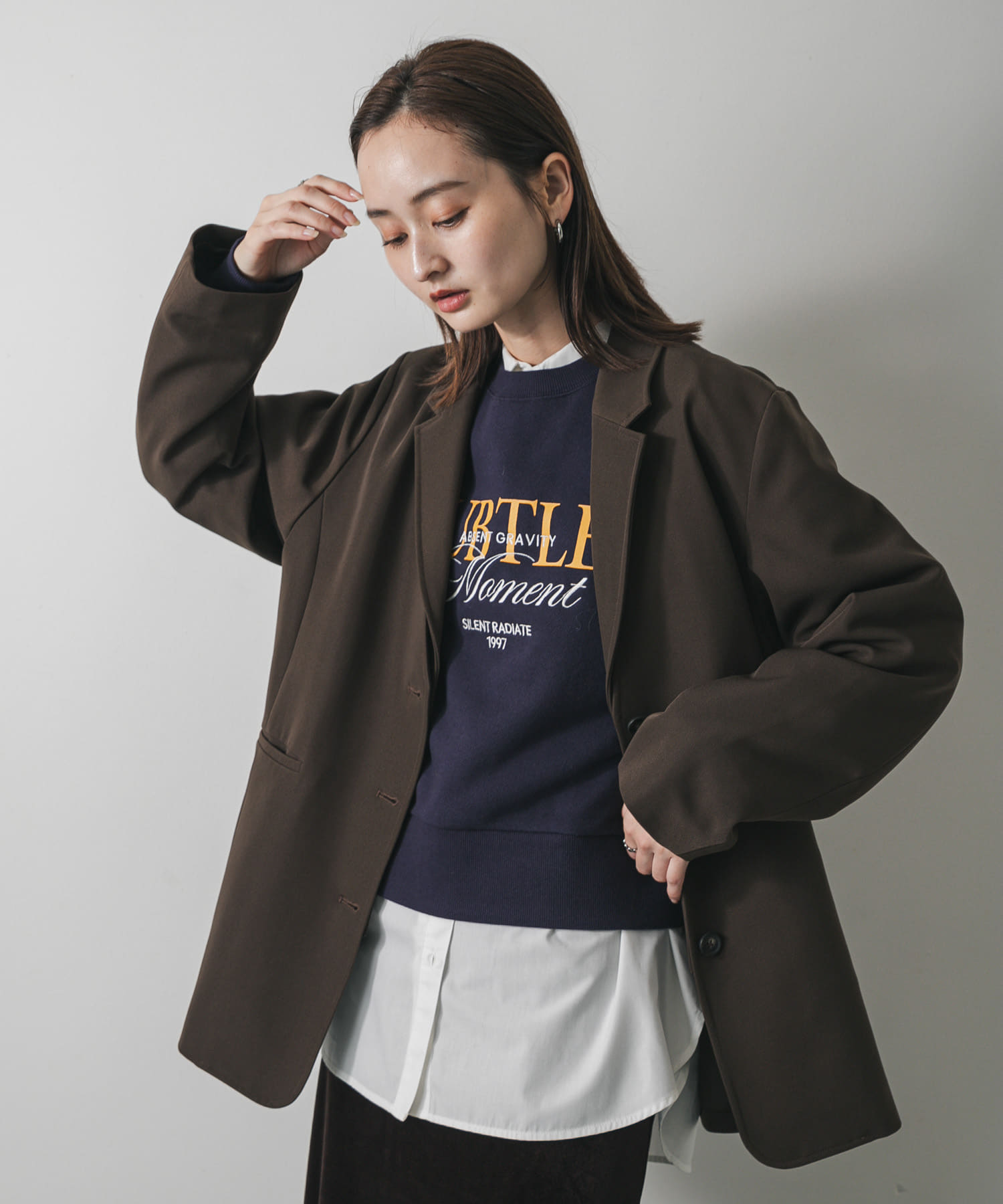 身長：169cm サイズ：one