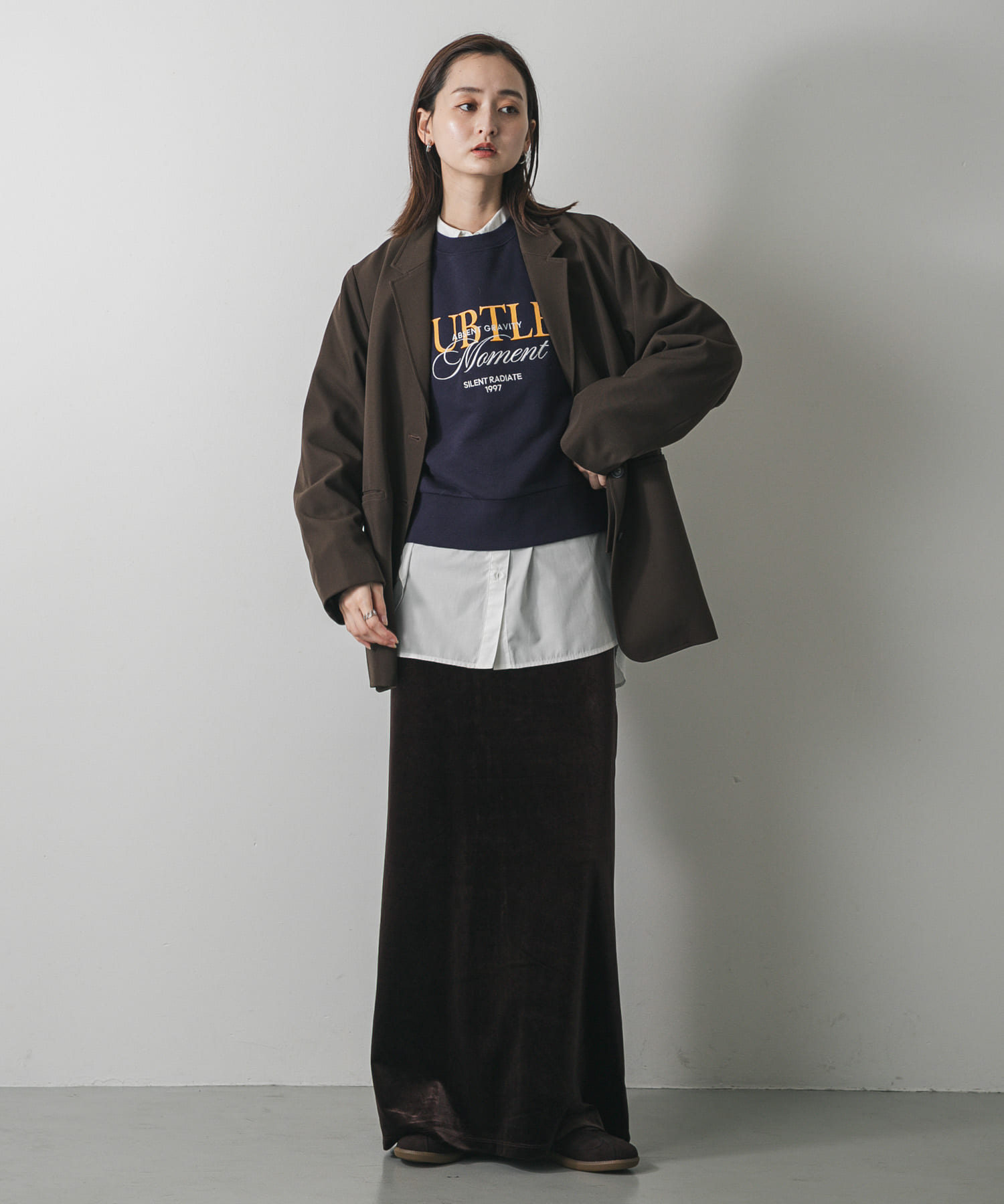 身長：169cm サイズ：one