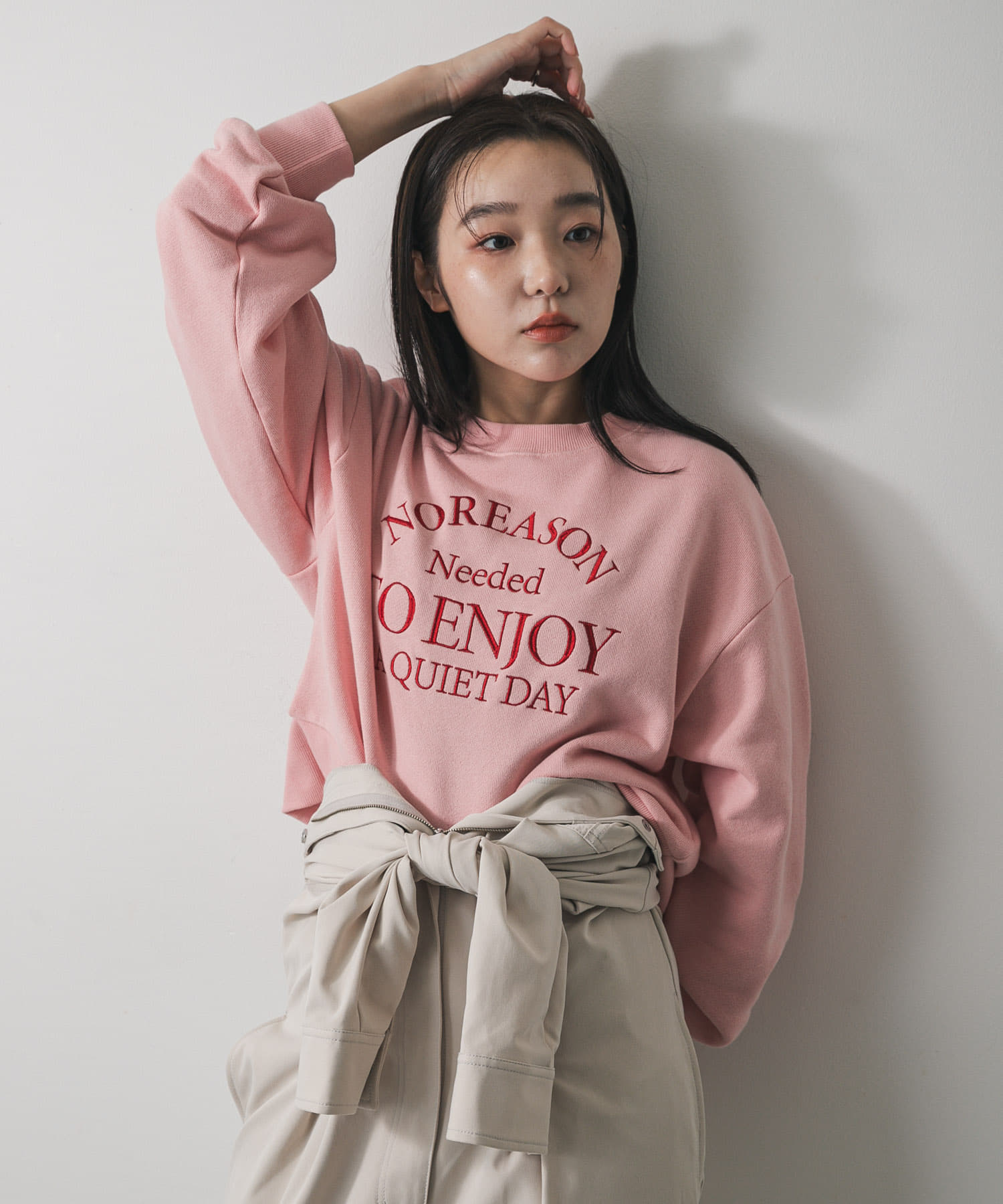 身長：158cm サイズ：one