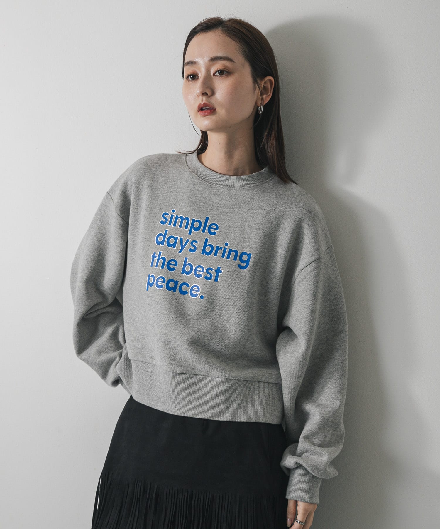 身長：169cm サイズ：one