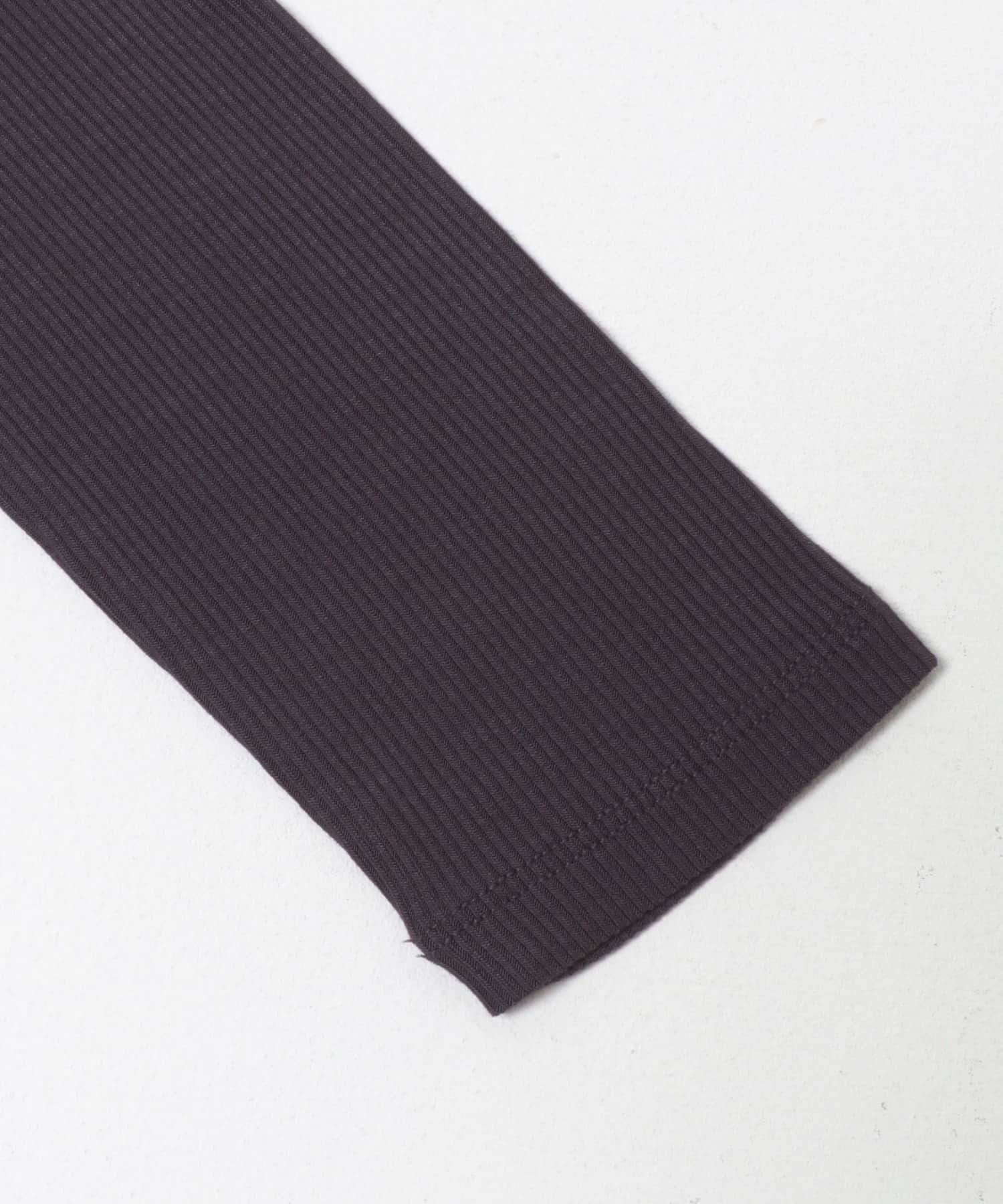 『毛玉防止』メローハイネックトップ CHARCOAL One