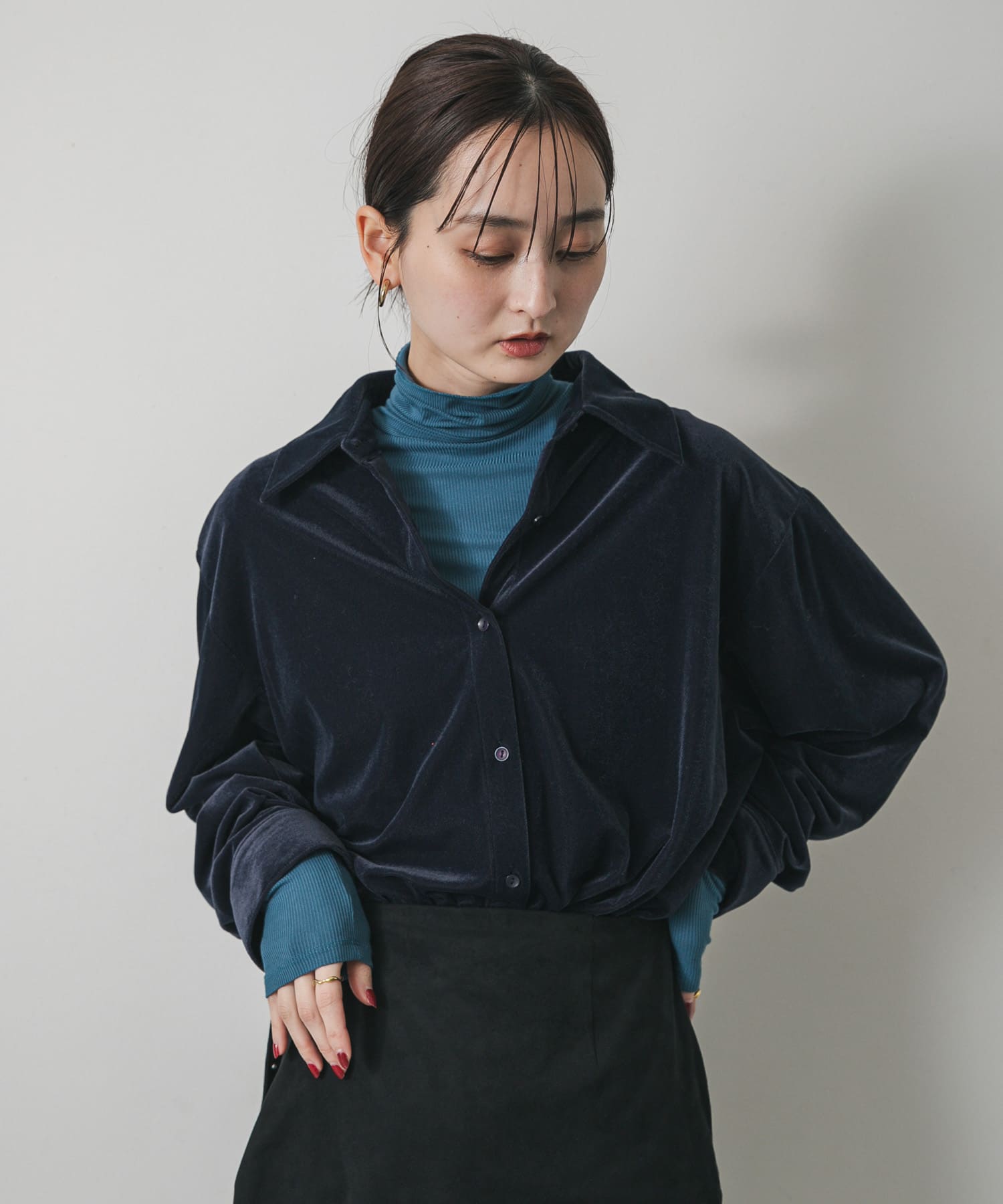 身長：169cm サイズ：one