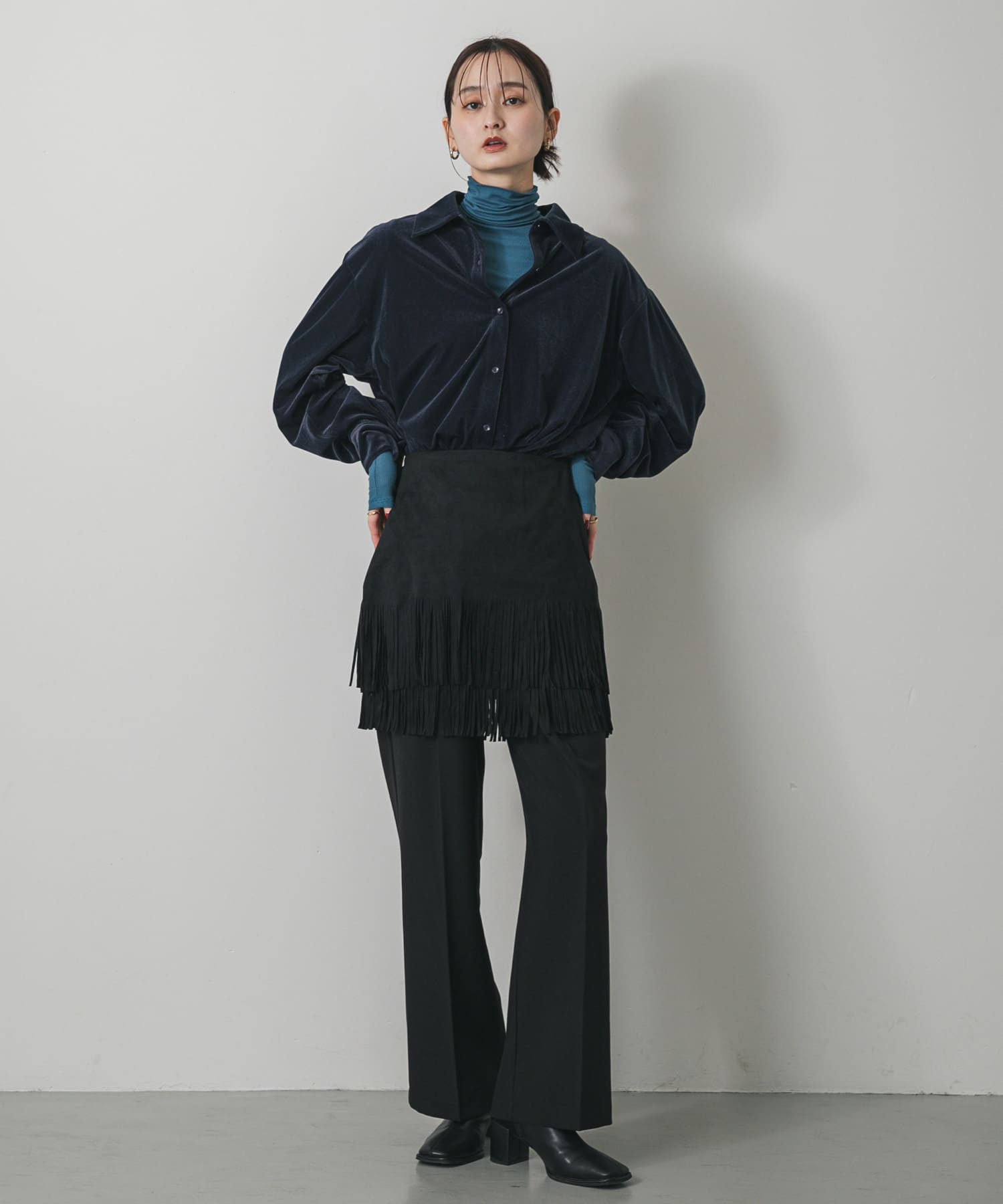 身長：169cm サイズ：one