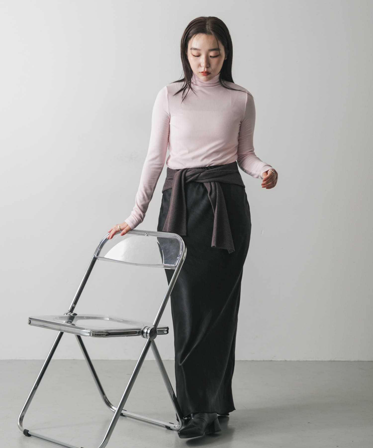 身長：158cm サイズ：one