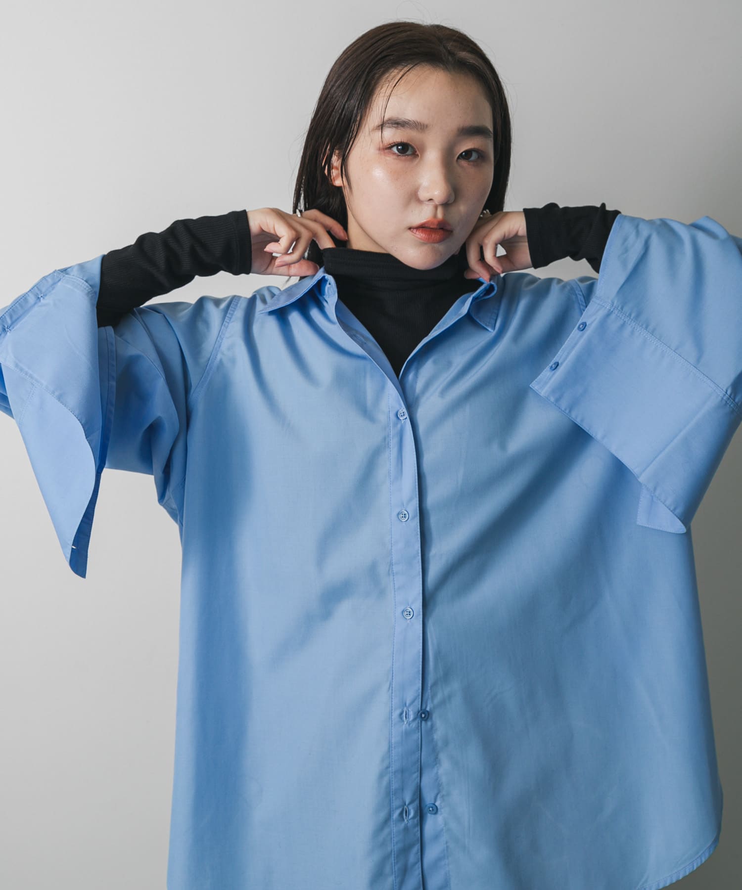 身長：158cm サイズ：one