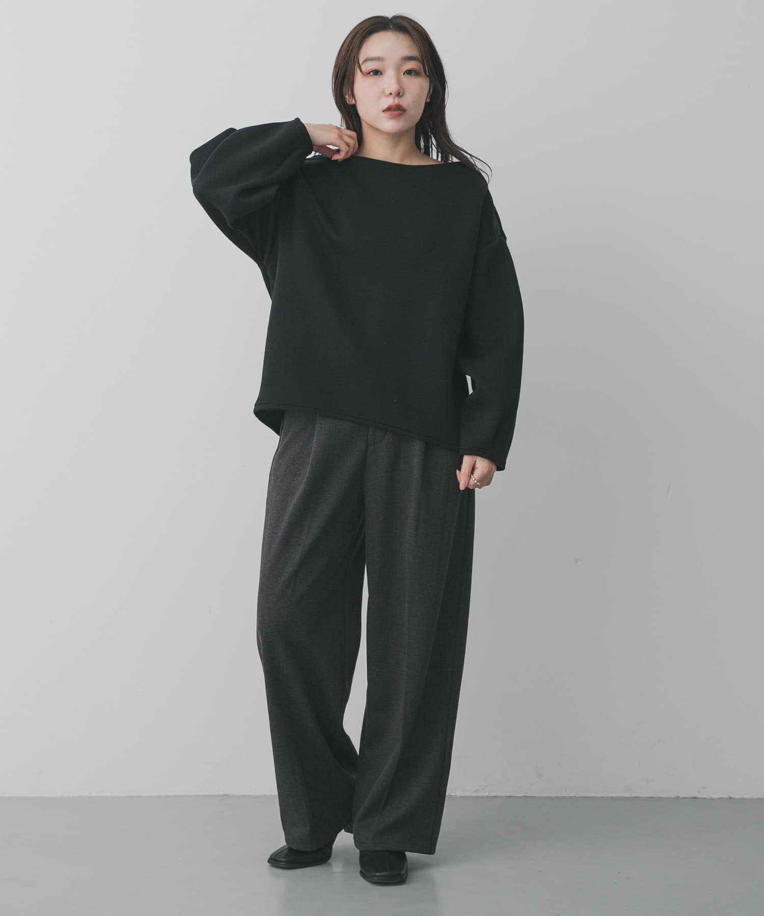 身長：158cm サイズ：one