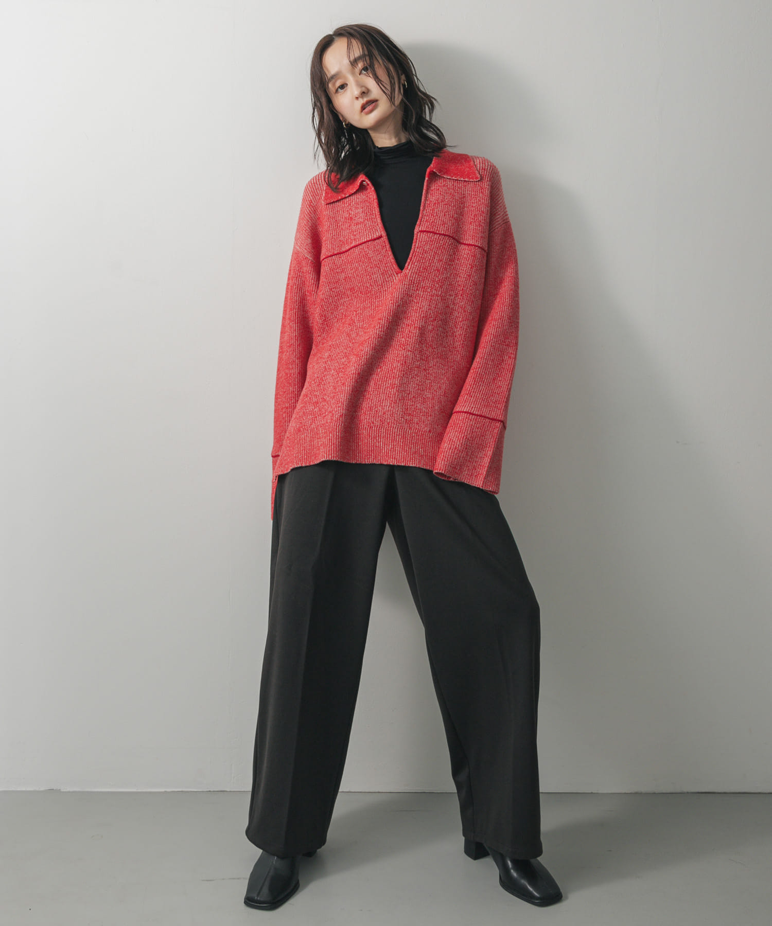 身長：169cm サイズ：one