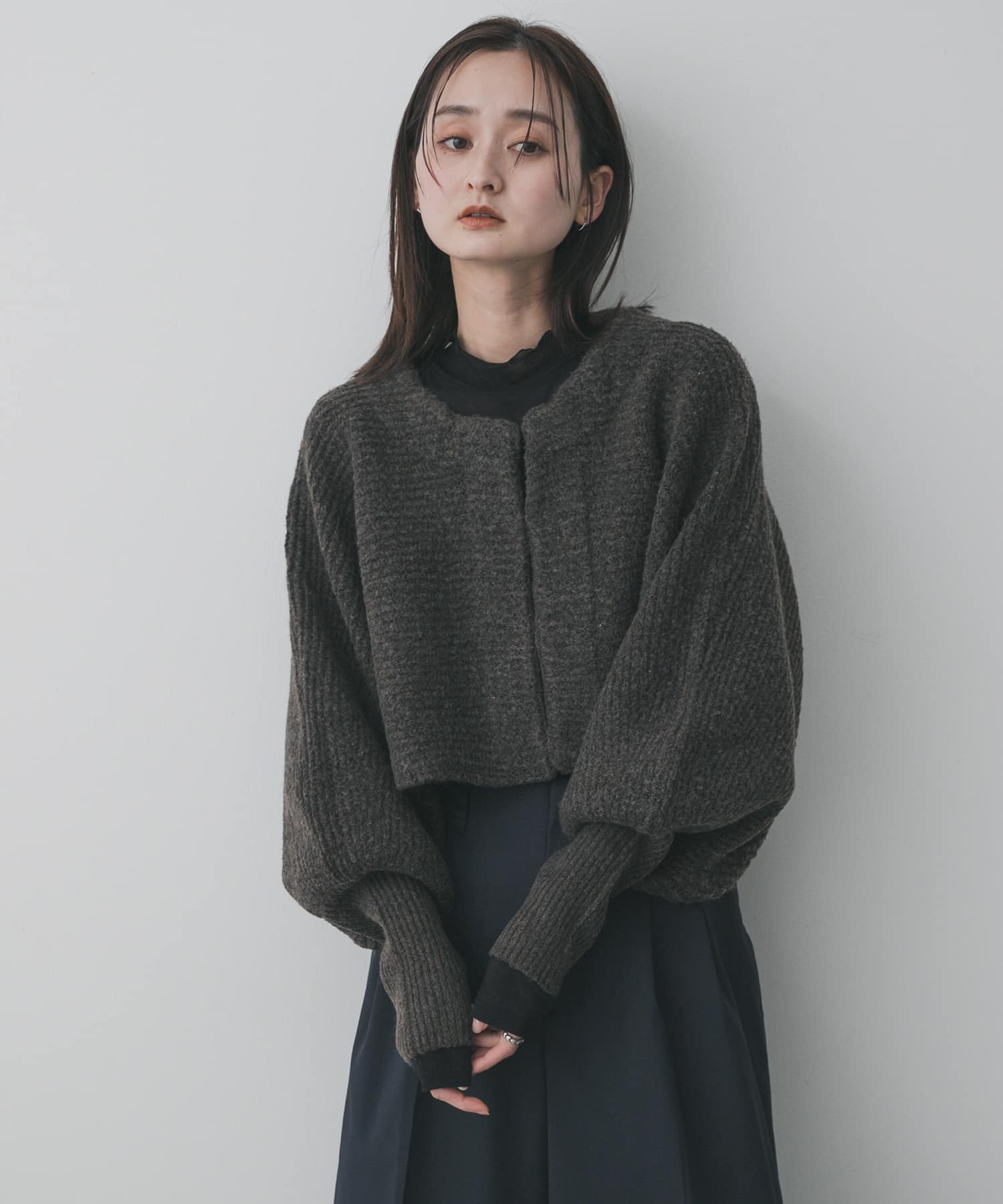 身長：169cm サイズ：one