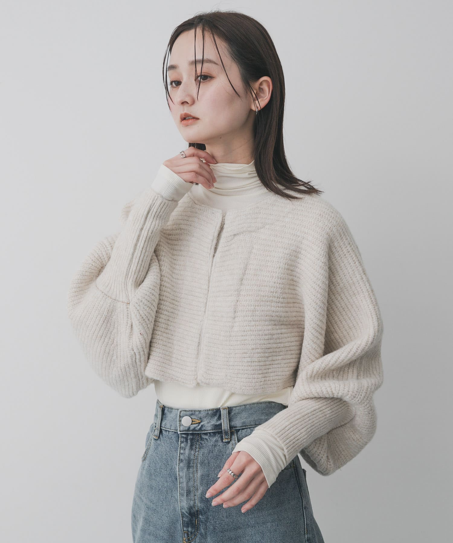 身長：169cm サイズ：one