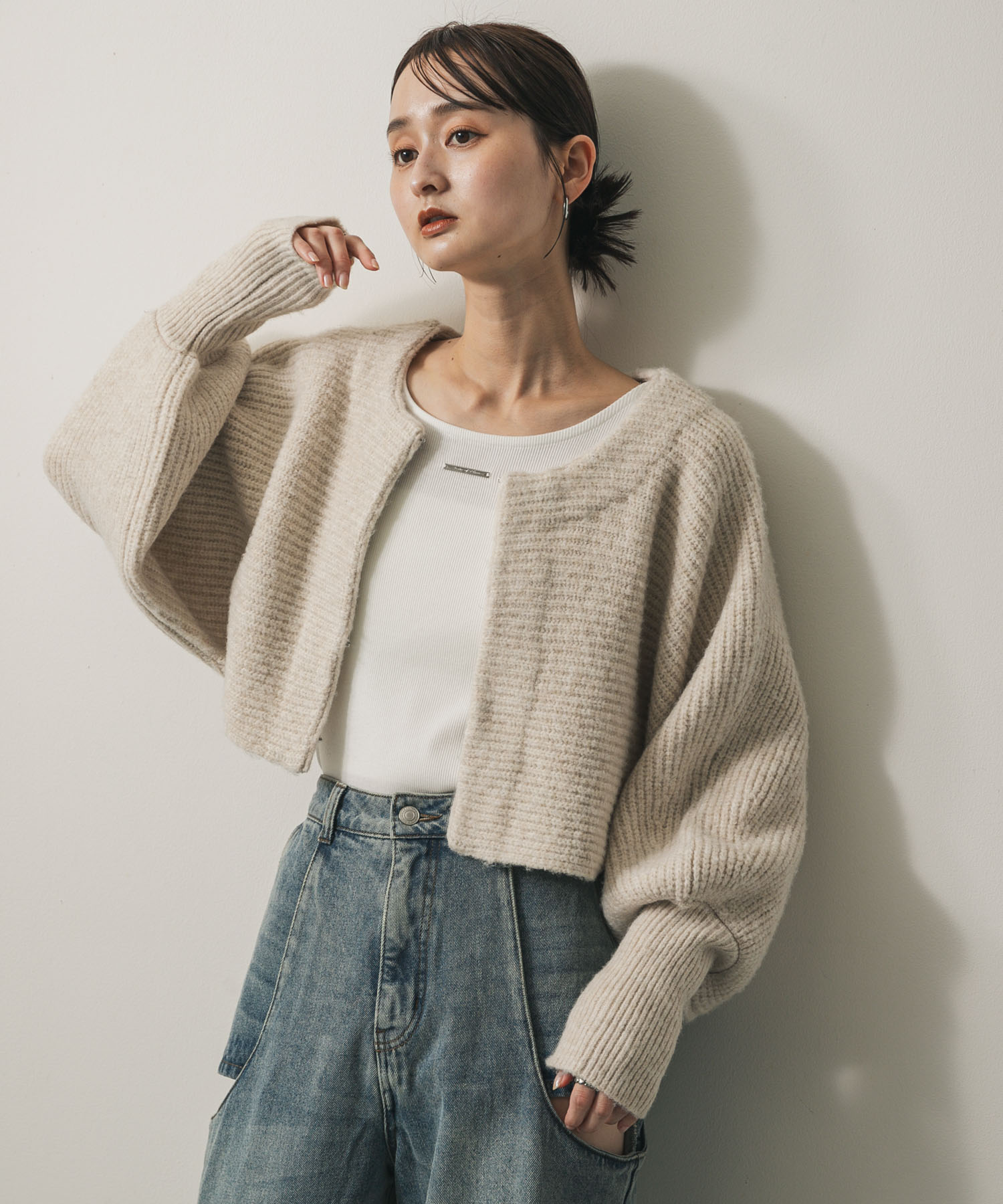身長：169cm サイズ：one