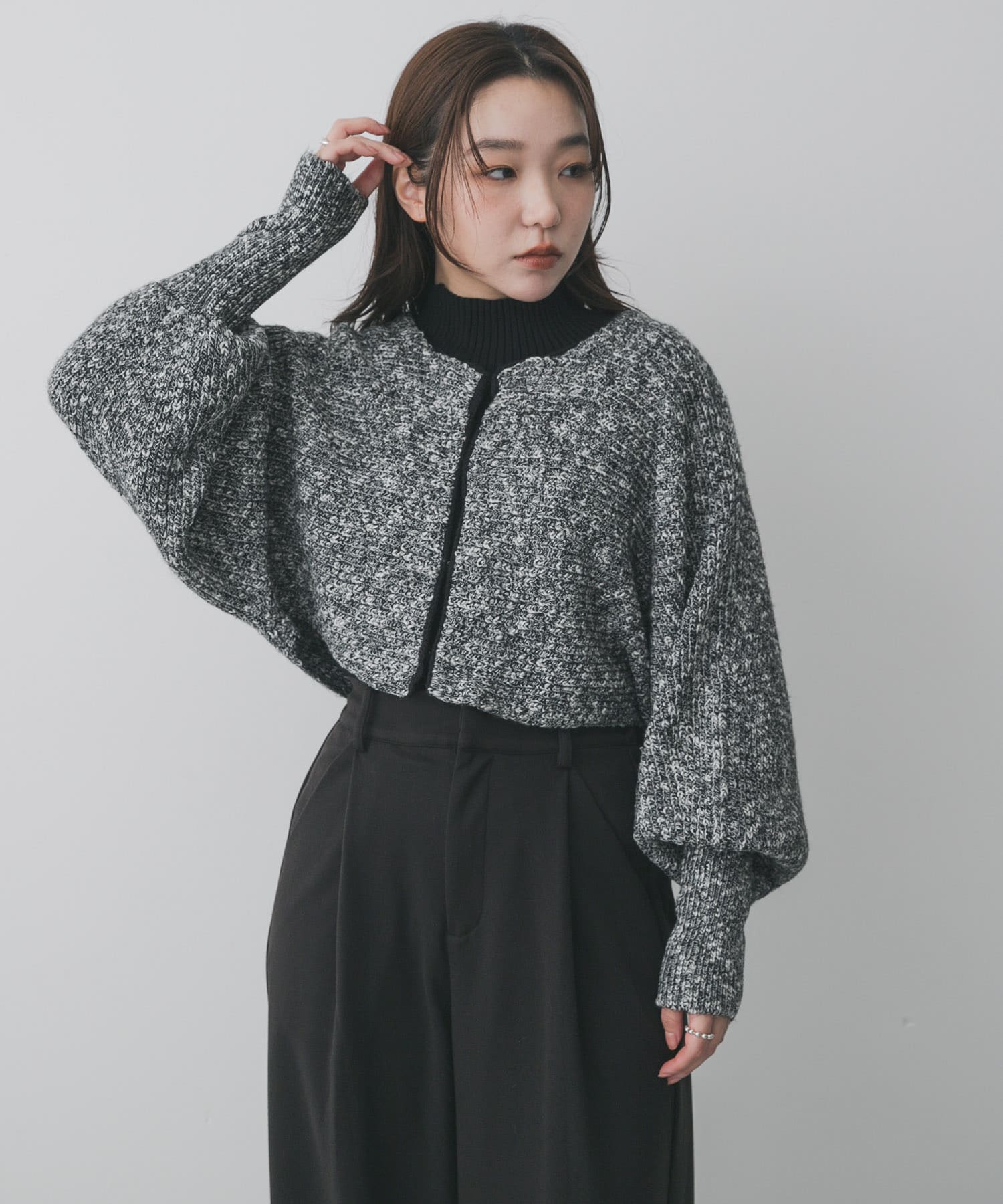 身長：158cm サイズ：one