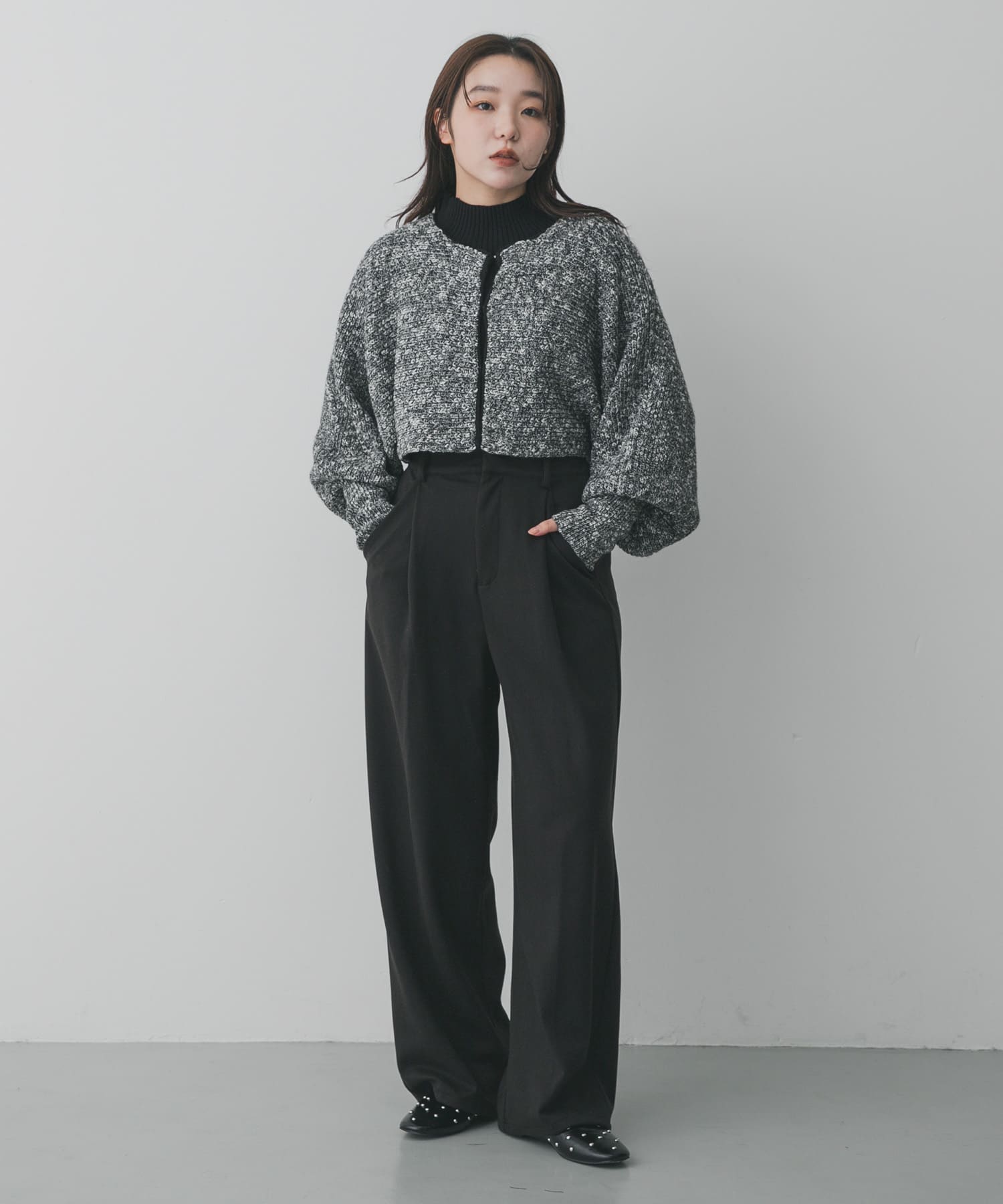 身長：158cm サイズ：one