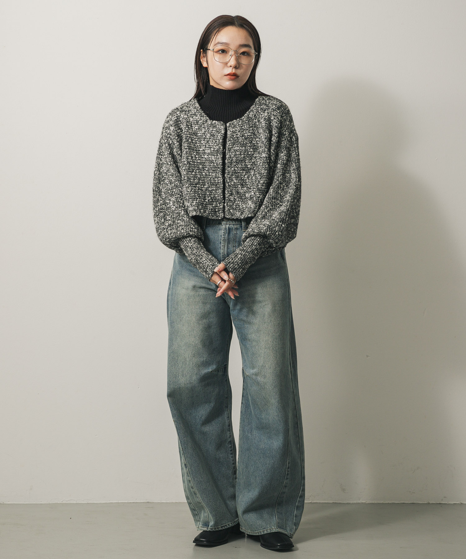 身長：158cm サイズ：one